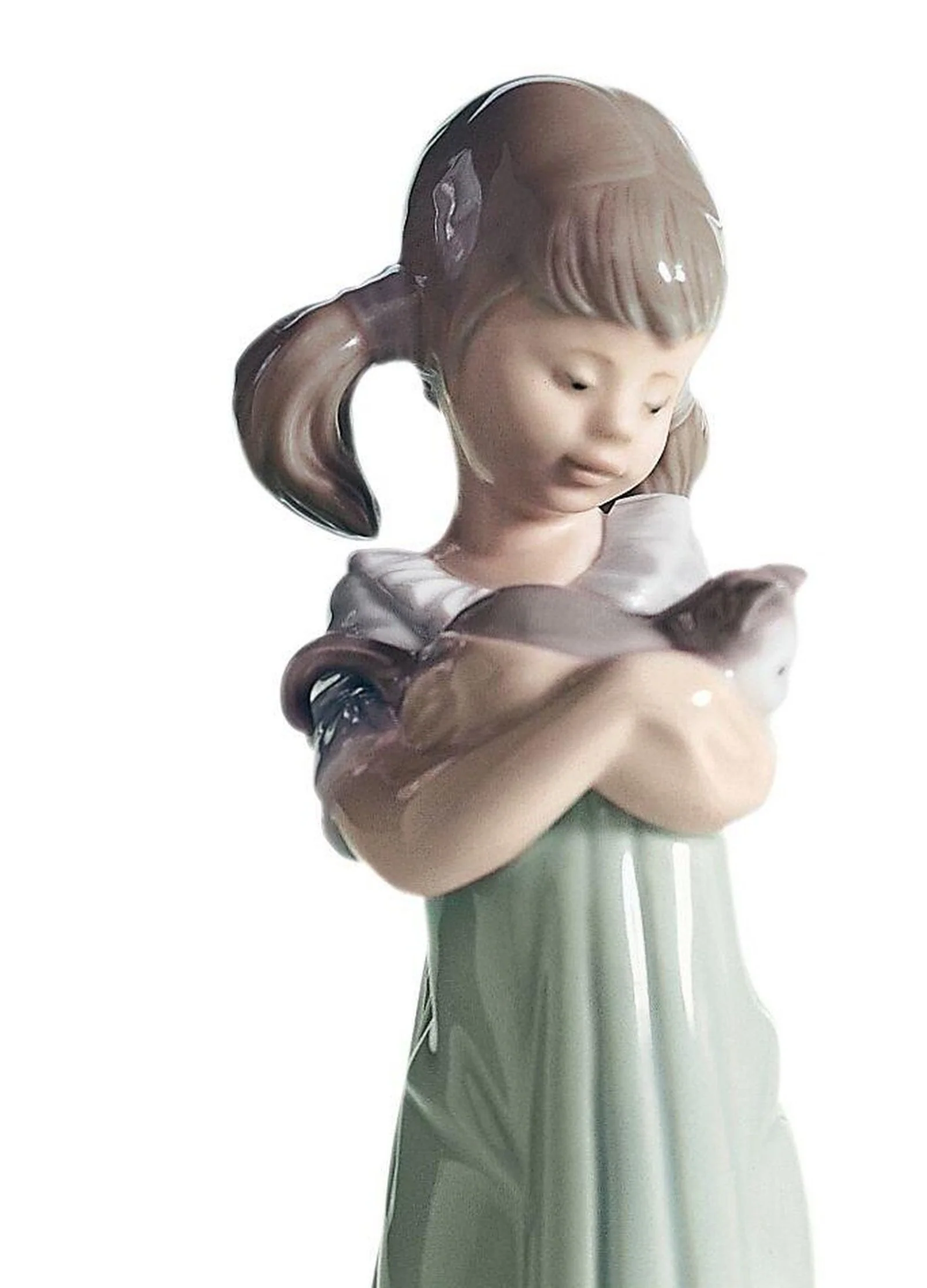 Lladro Don't Forget Me Girl Figurine - Image 3