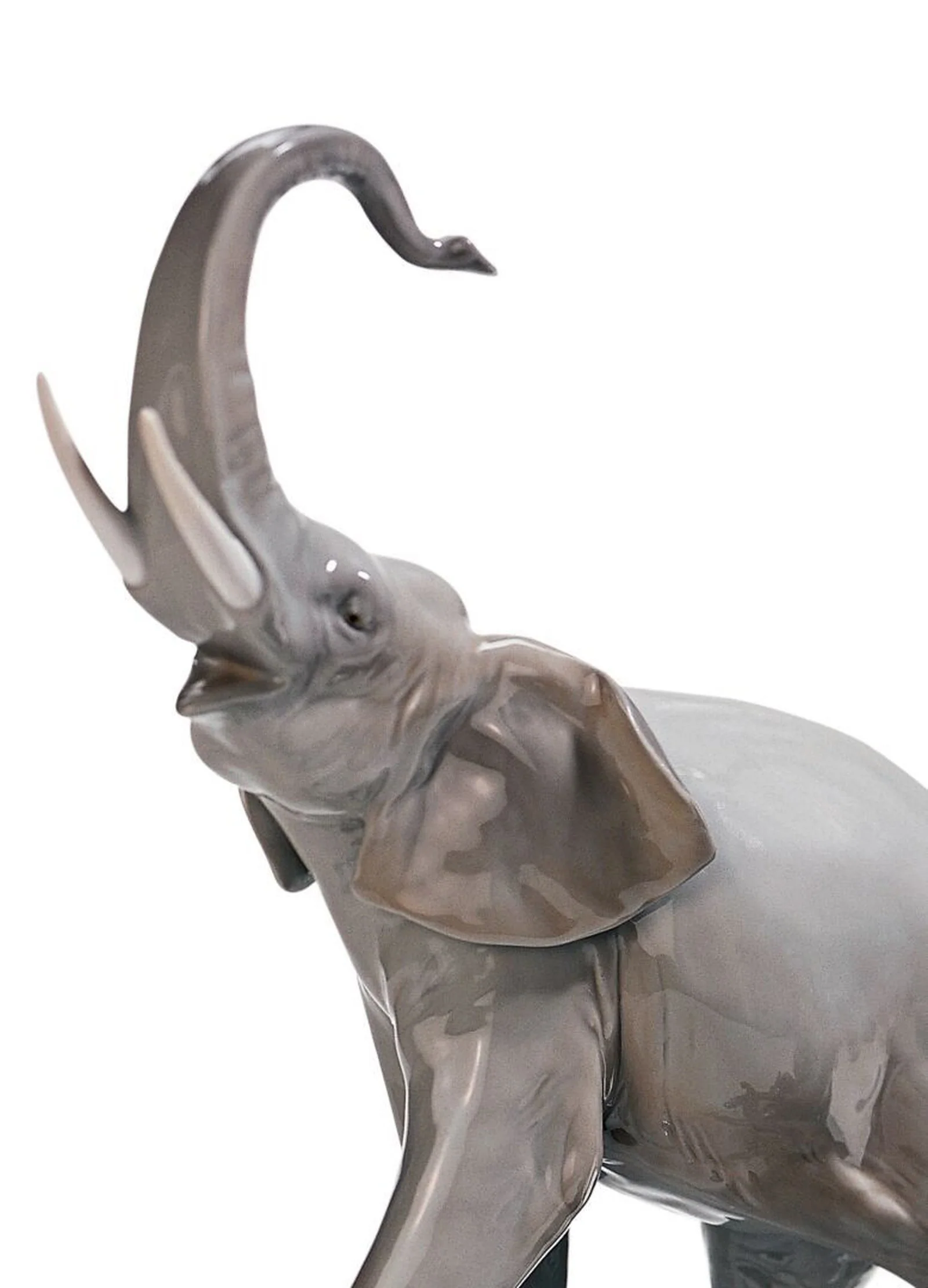 Lladro Elephants Walking Figurine - Image 3