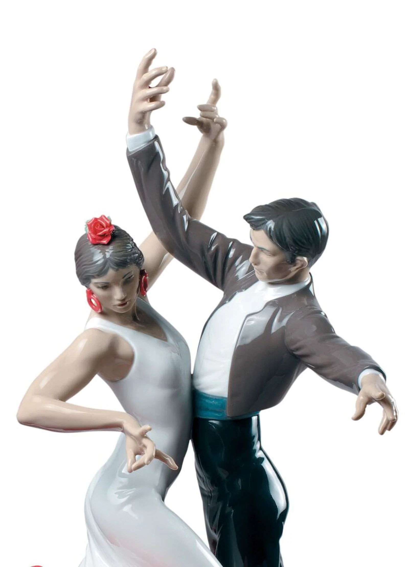 Lladro Flamenco dancers Couple Figurine - Image 3