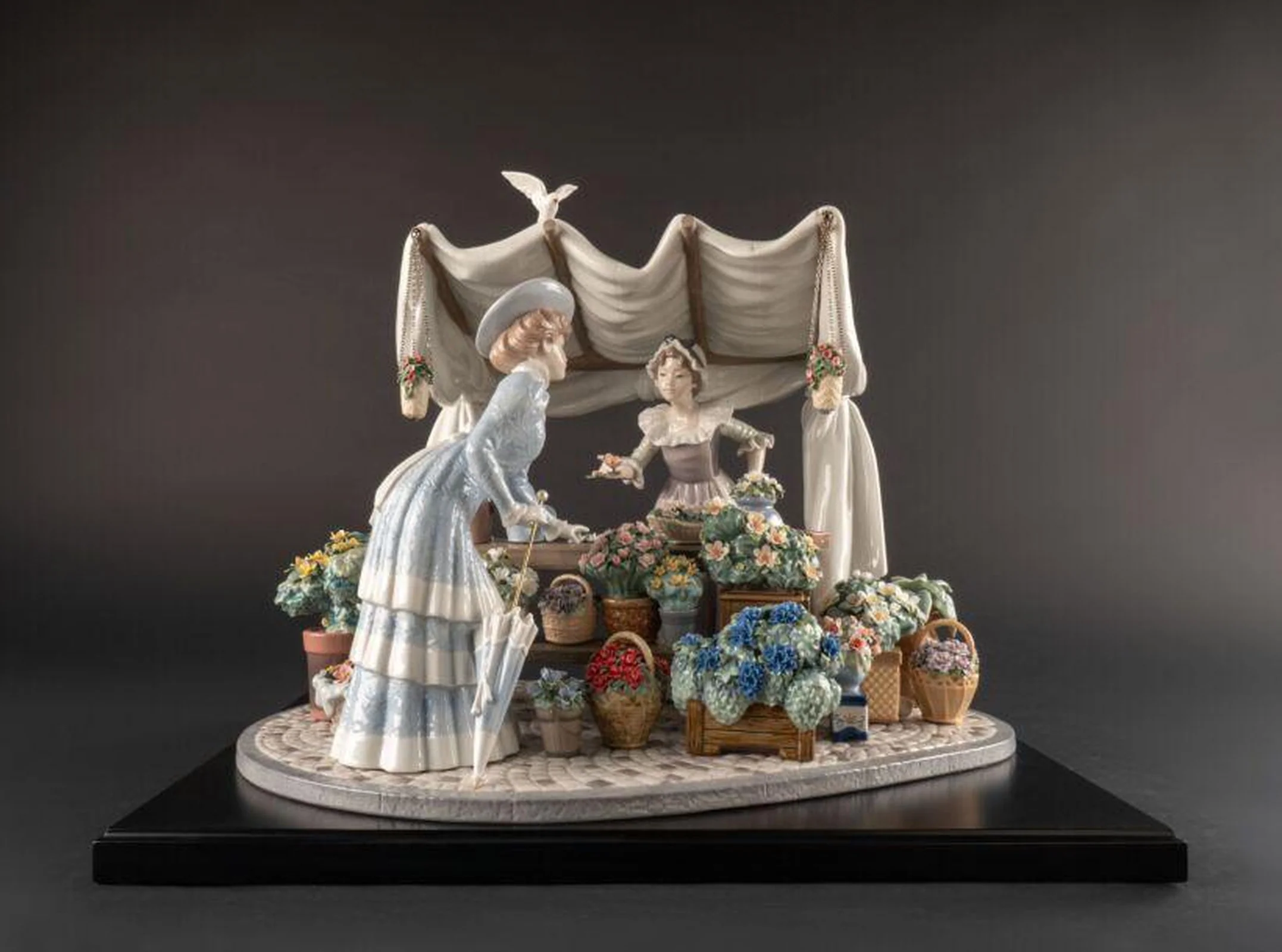 Lladro Flowers Market Sculpture Limited Edition - Image 12