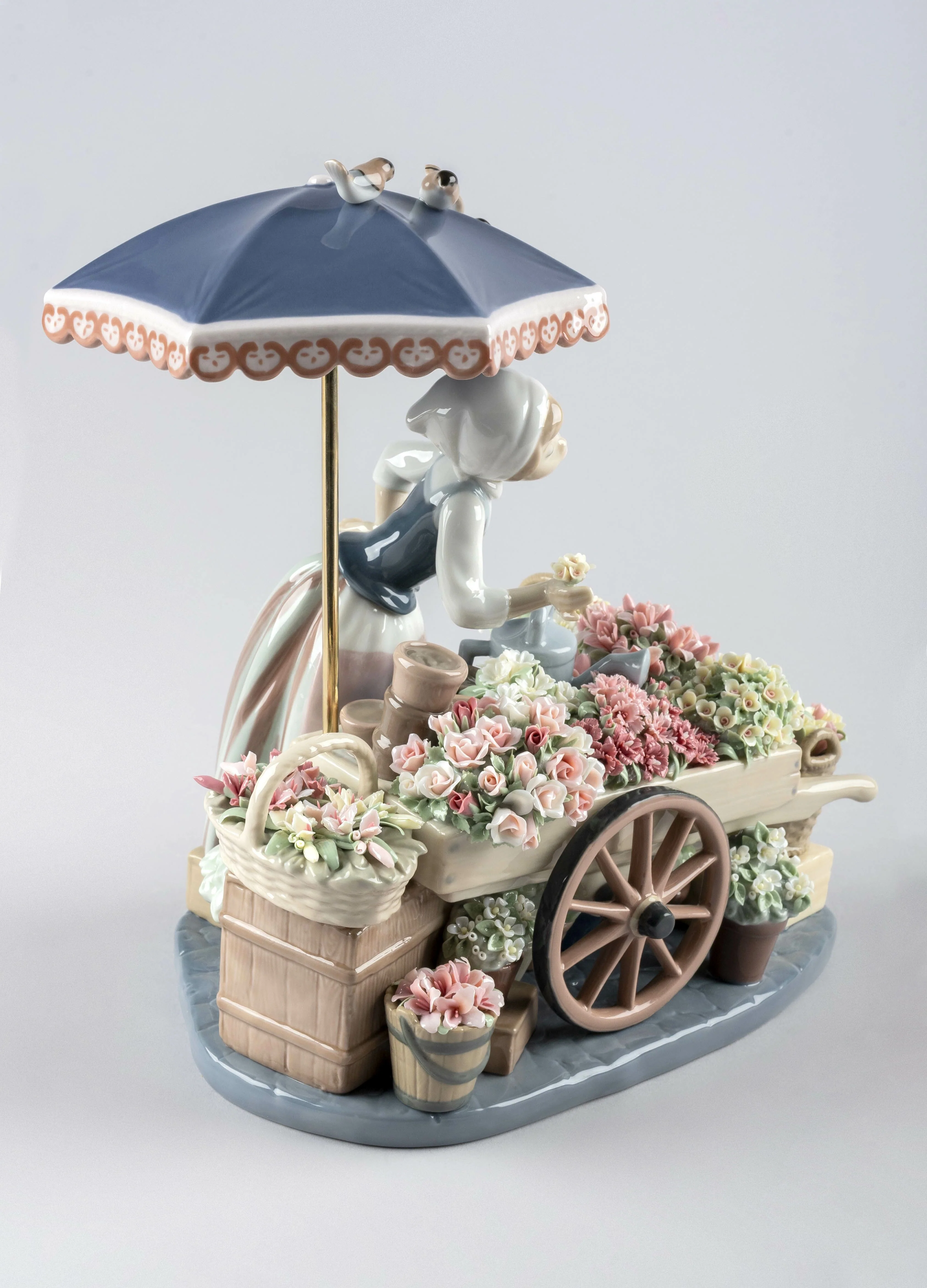 Lladro Flowers of The Season Woman Sculpture - Image 2