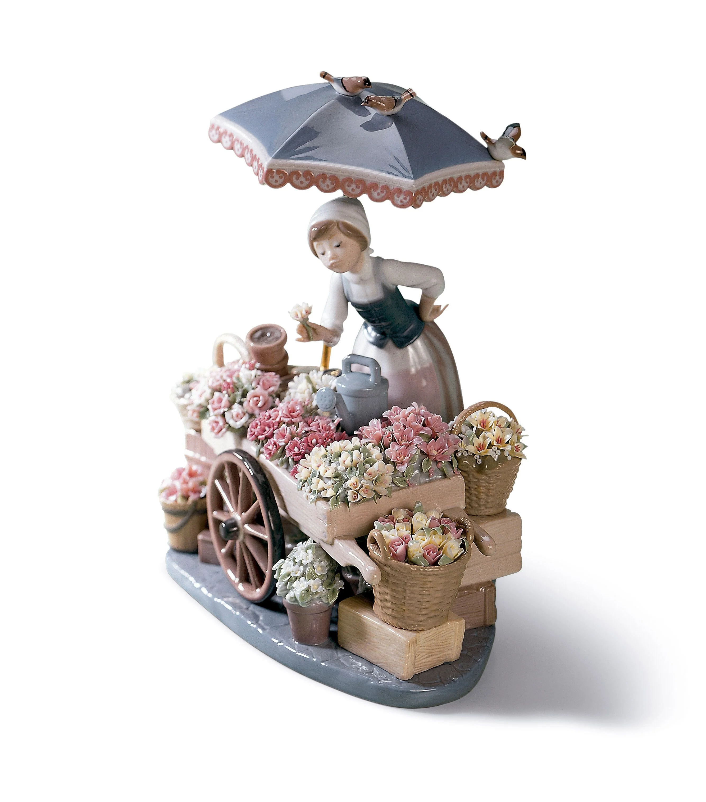Lladro Flowers of The Season Woman Sculpture - Image 3