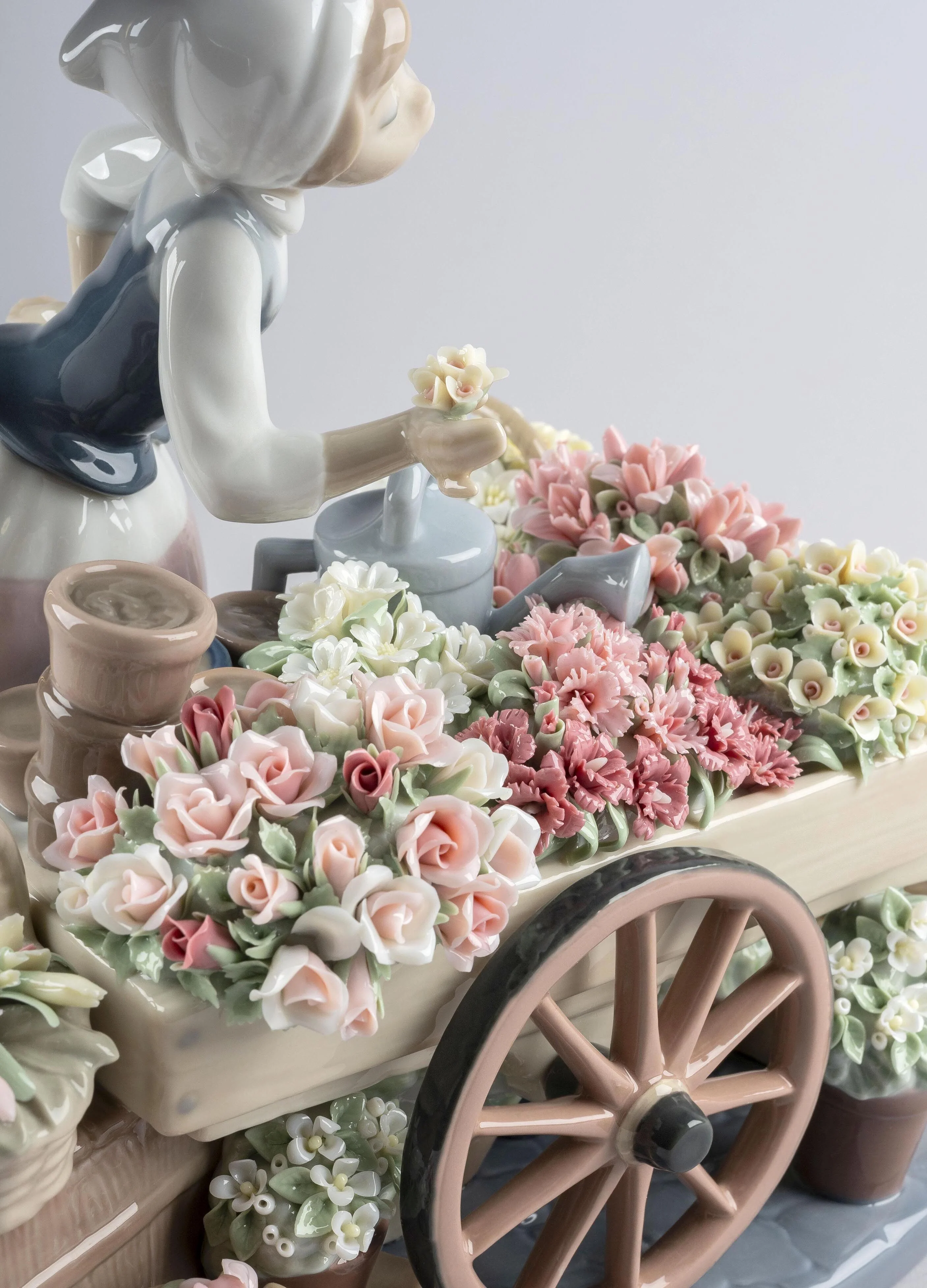 Lladro Flowers of The Season Woman Sculpture - Image 4