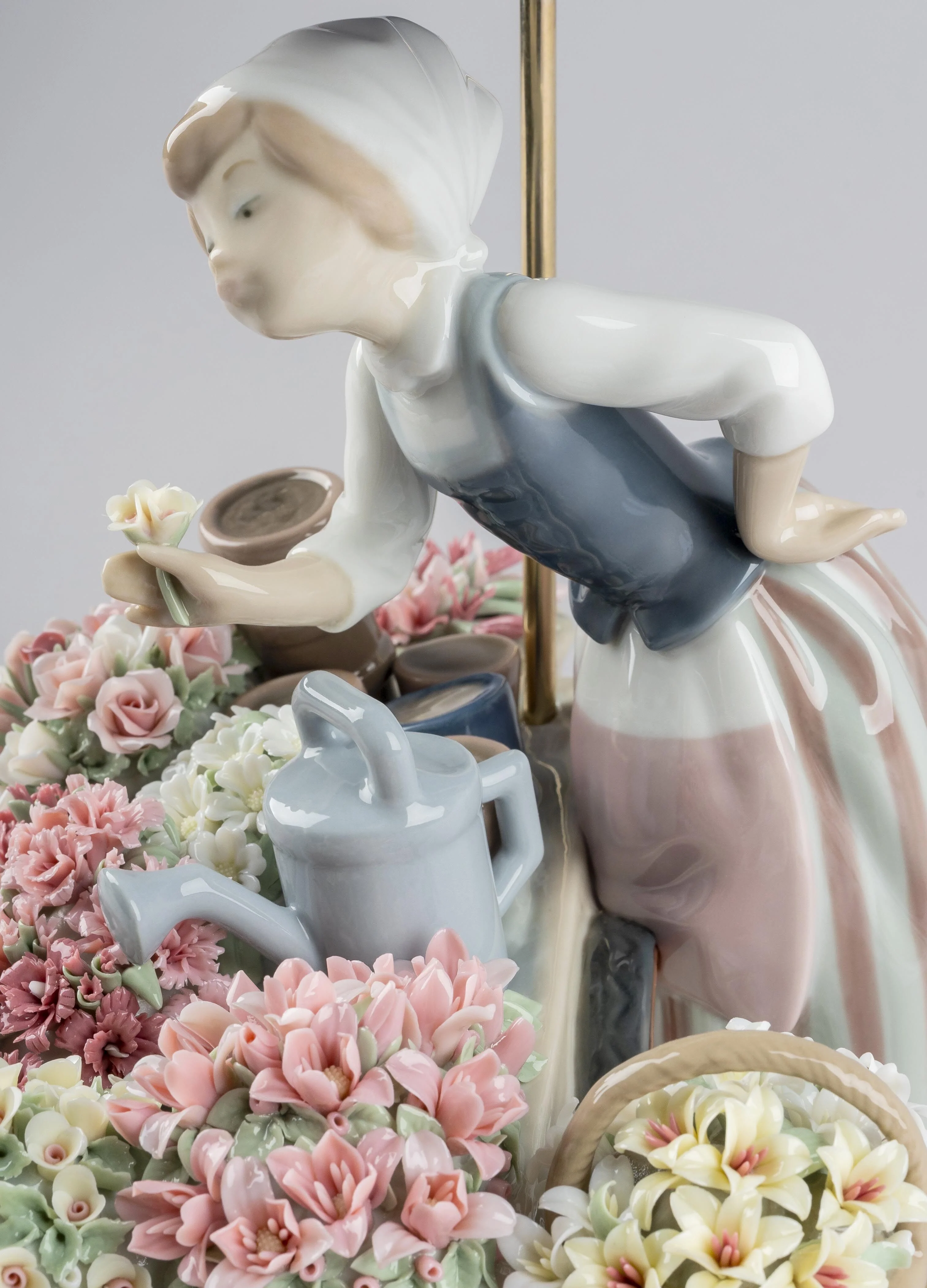 Lladro Flowers of The Season Woman Sculpture - Image 5
