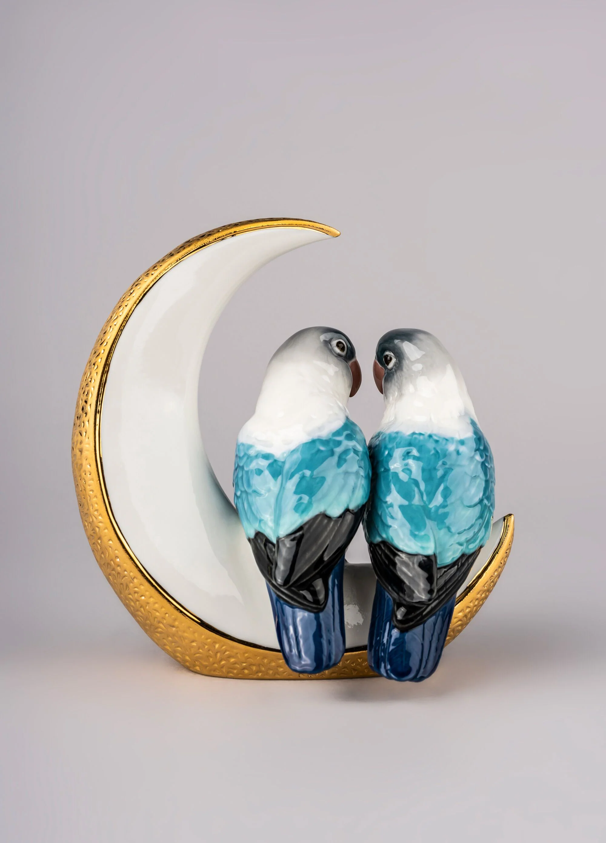 Lladro Fly Me to The Moon Birds Figurine - Image 10
