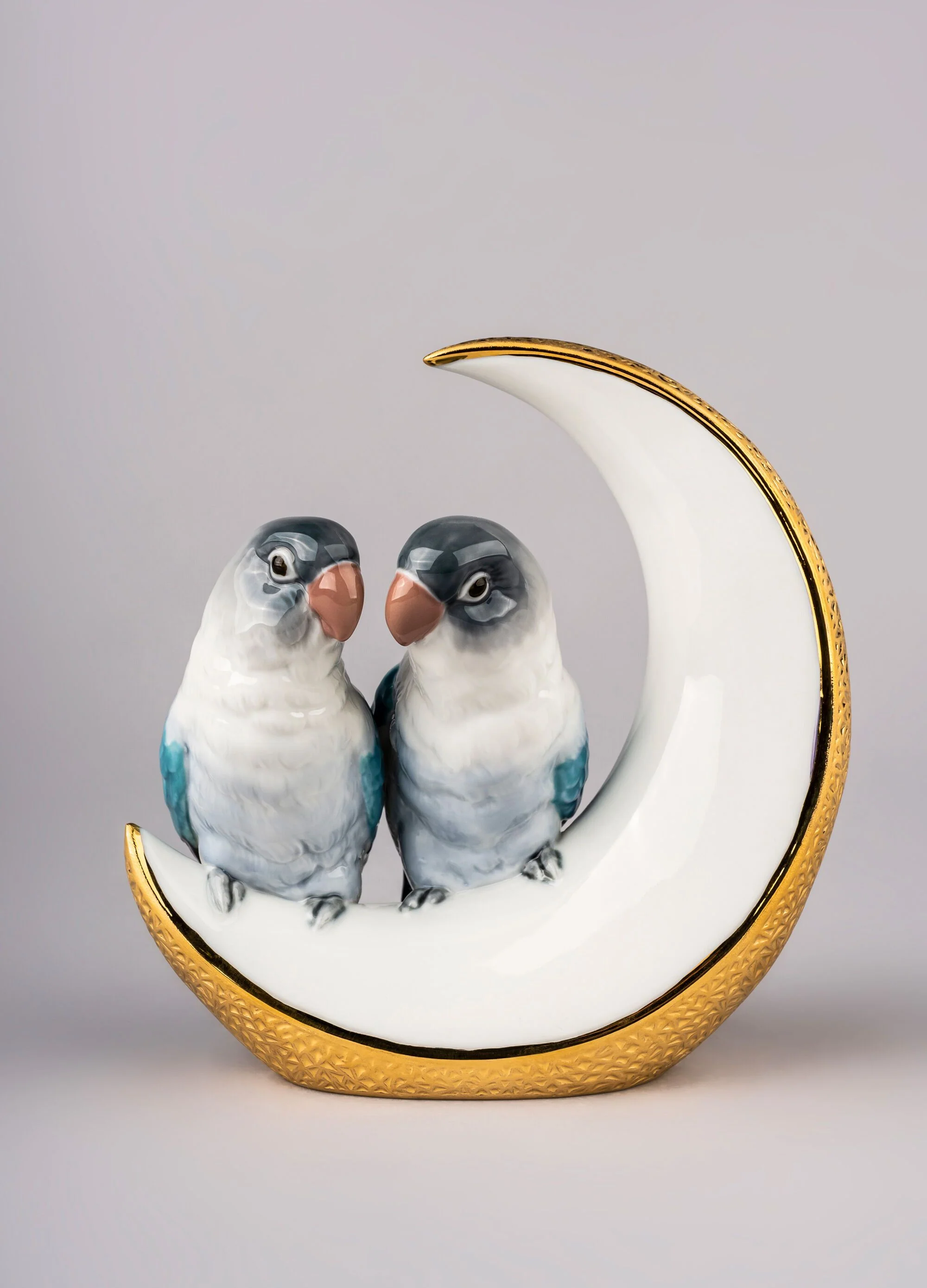 Lladro Fly Me to The Moon Birds Figurine - Image 12