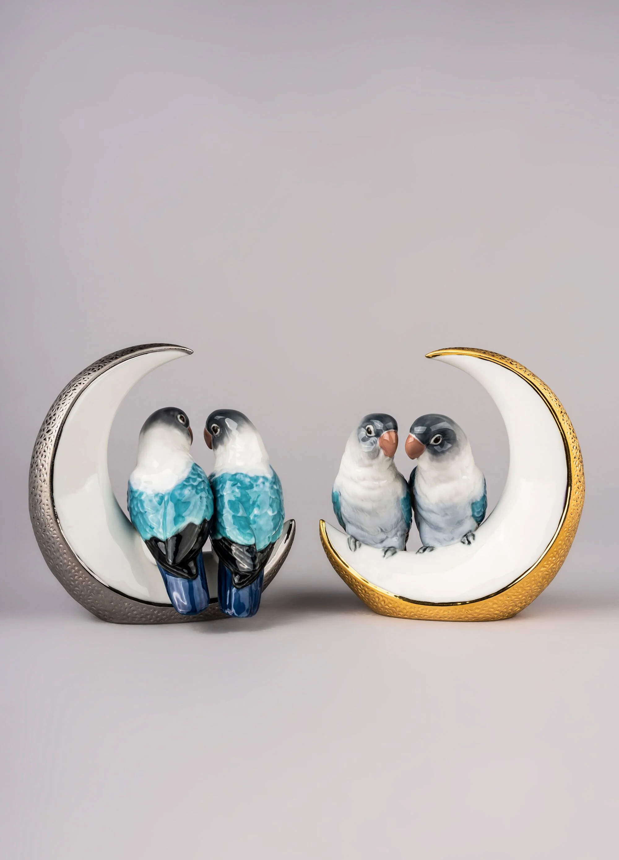Lladro Fly Me to The Moon Birds Figurine - Image 6