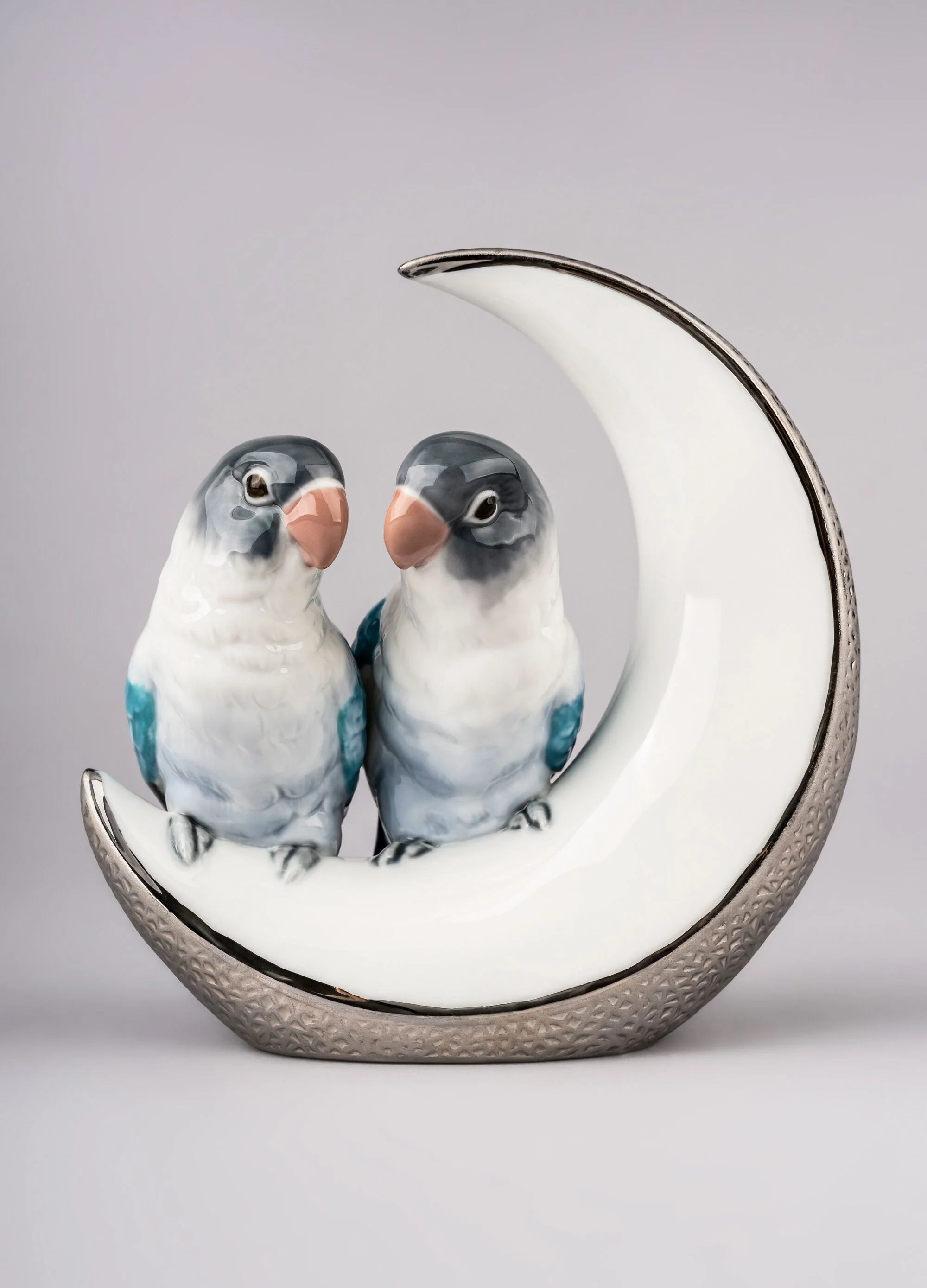 Lladro Fly Me to The Moon Birds Figurine - Image 7