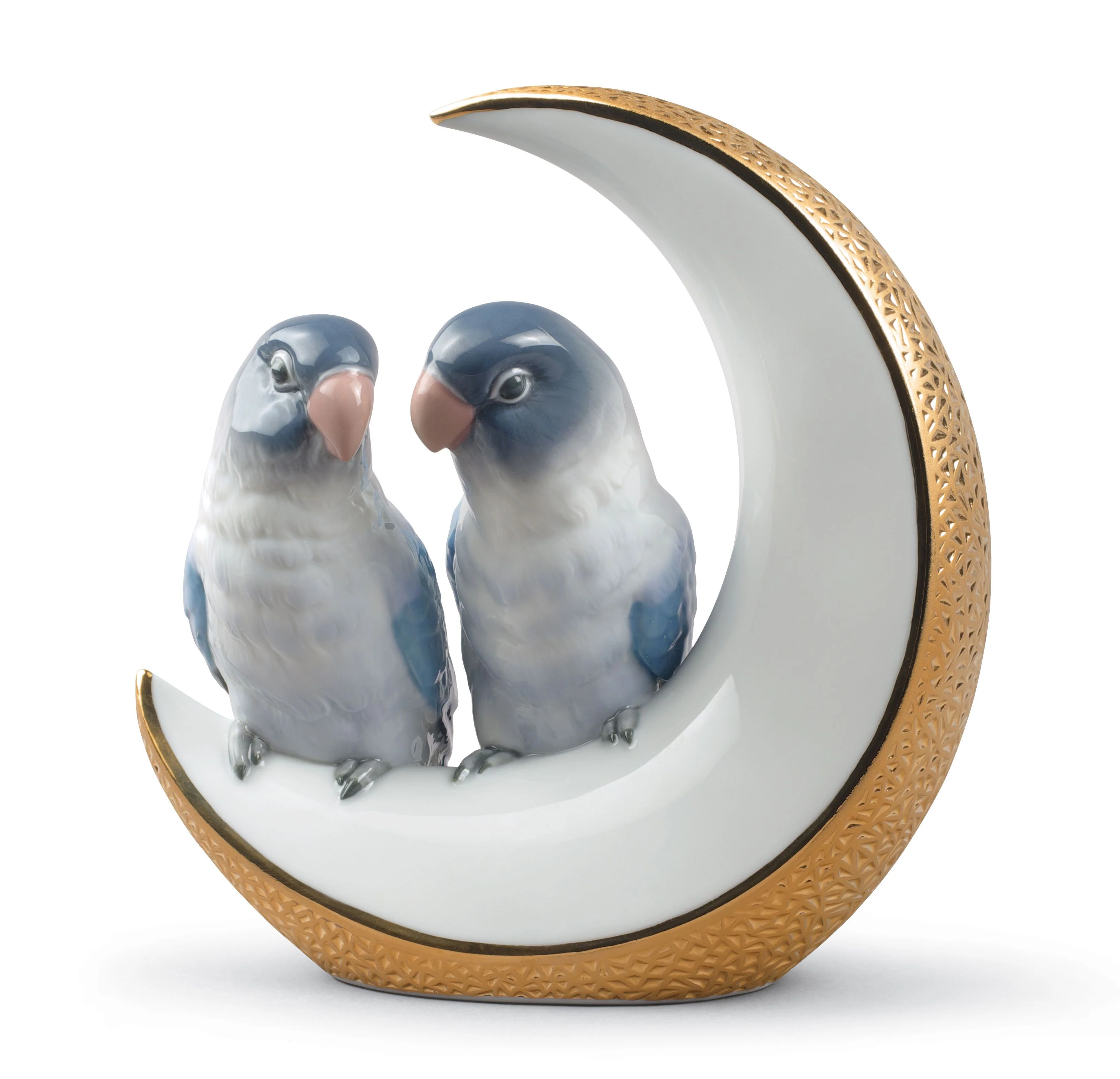 Lladro Fly Me to The Moon Birds Figurine - Image 8