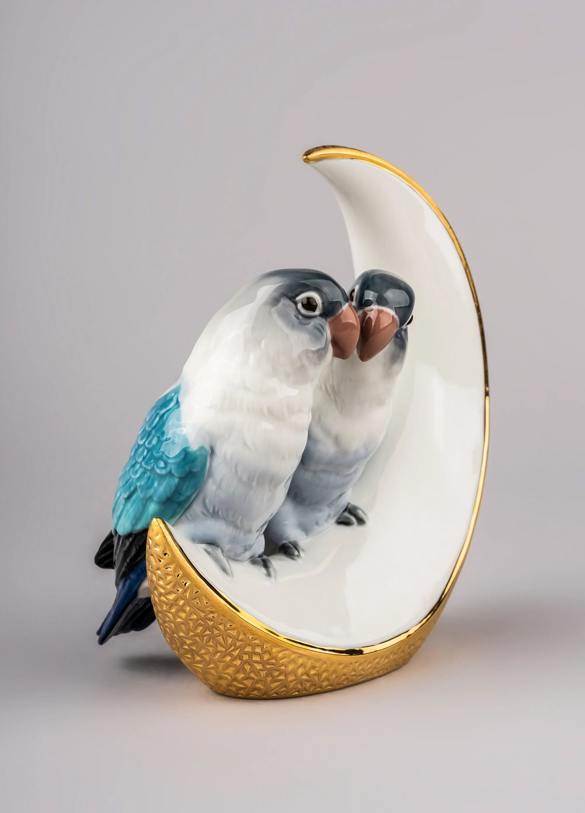 Lladro Fly Me to The Moon Birds Figurine - Image 9