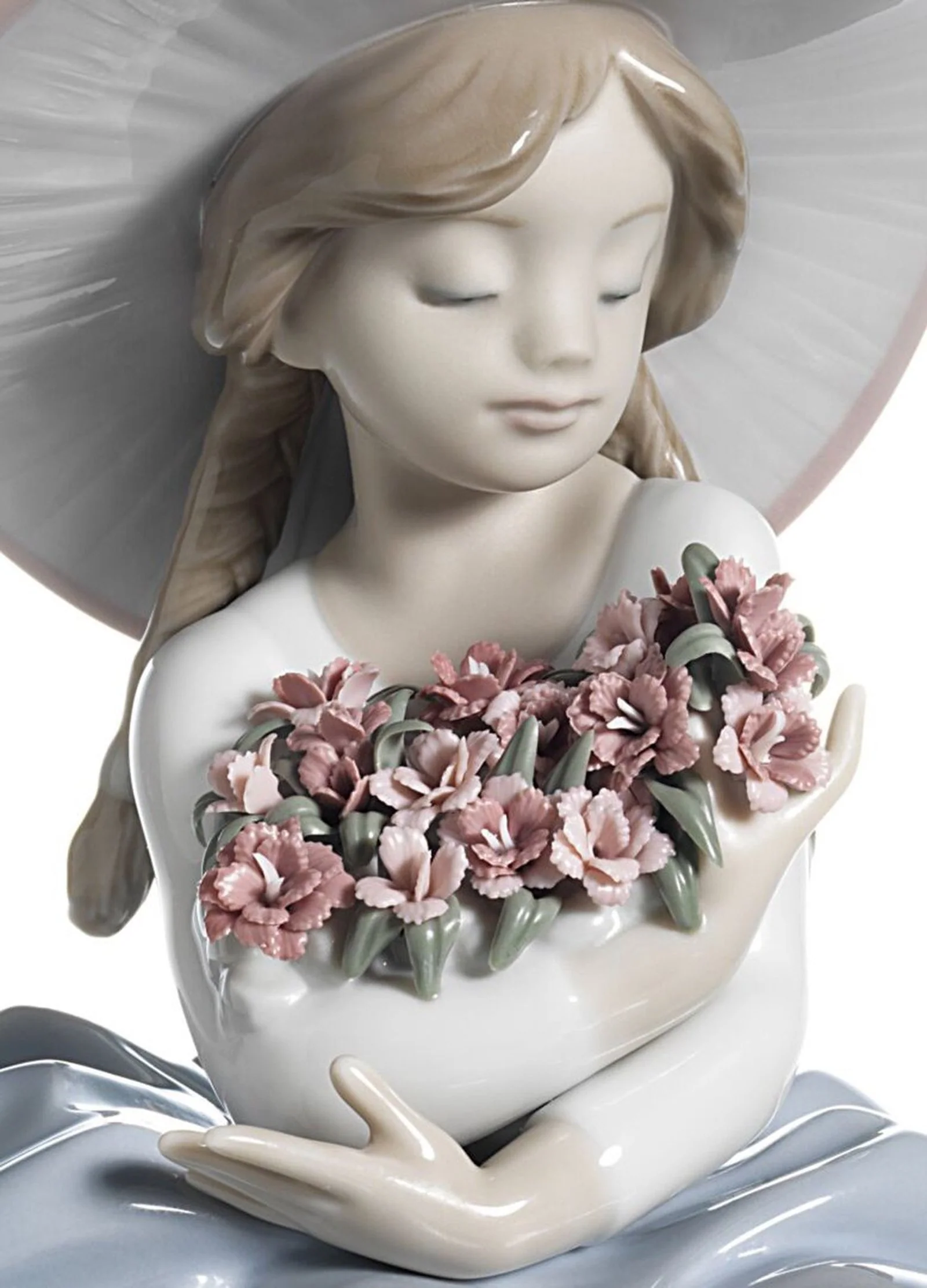 Lladro Fragrant Bouquet Girl Figurine - Image 4
