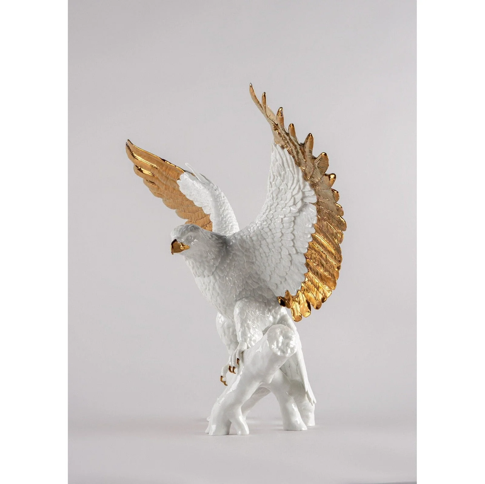 Lladro Freedom Eagle (White-Copper) - Image 3