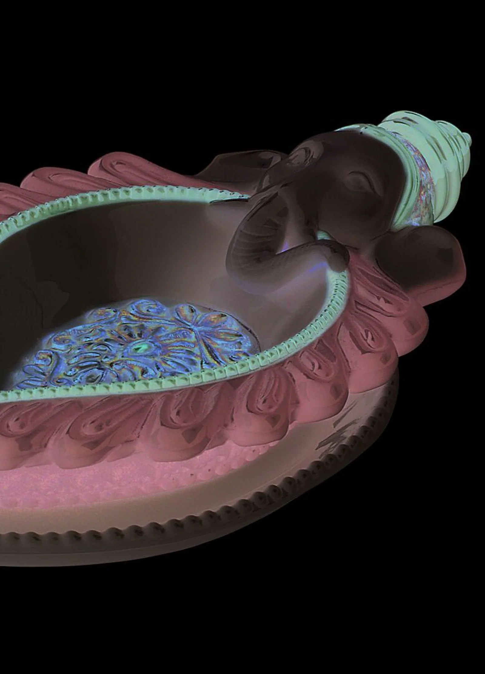 Lladro Ganesha Diya Figurine - Image 2