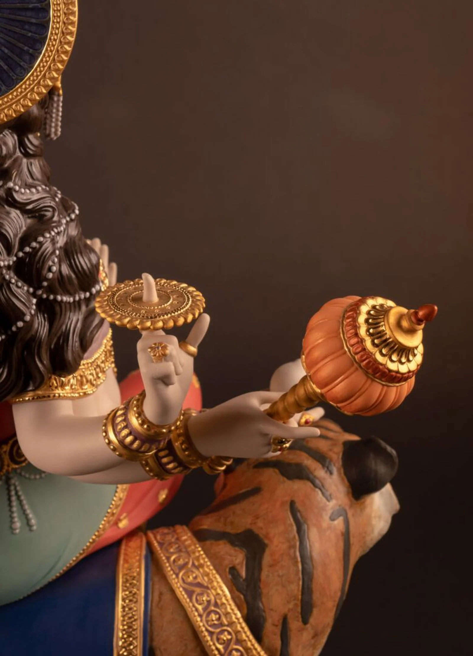 Lladro Goddess Durga Sculpture Limted Edition - Image 5