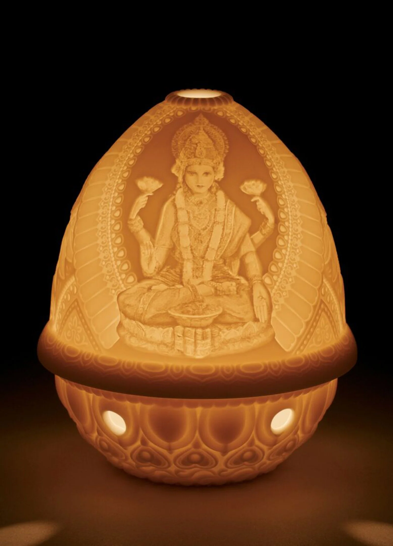 Lladro Goddess Lakshmi Lithophane - Image 2