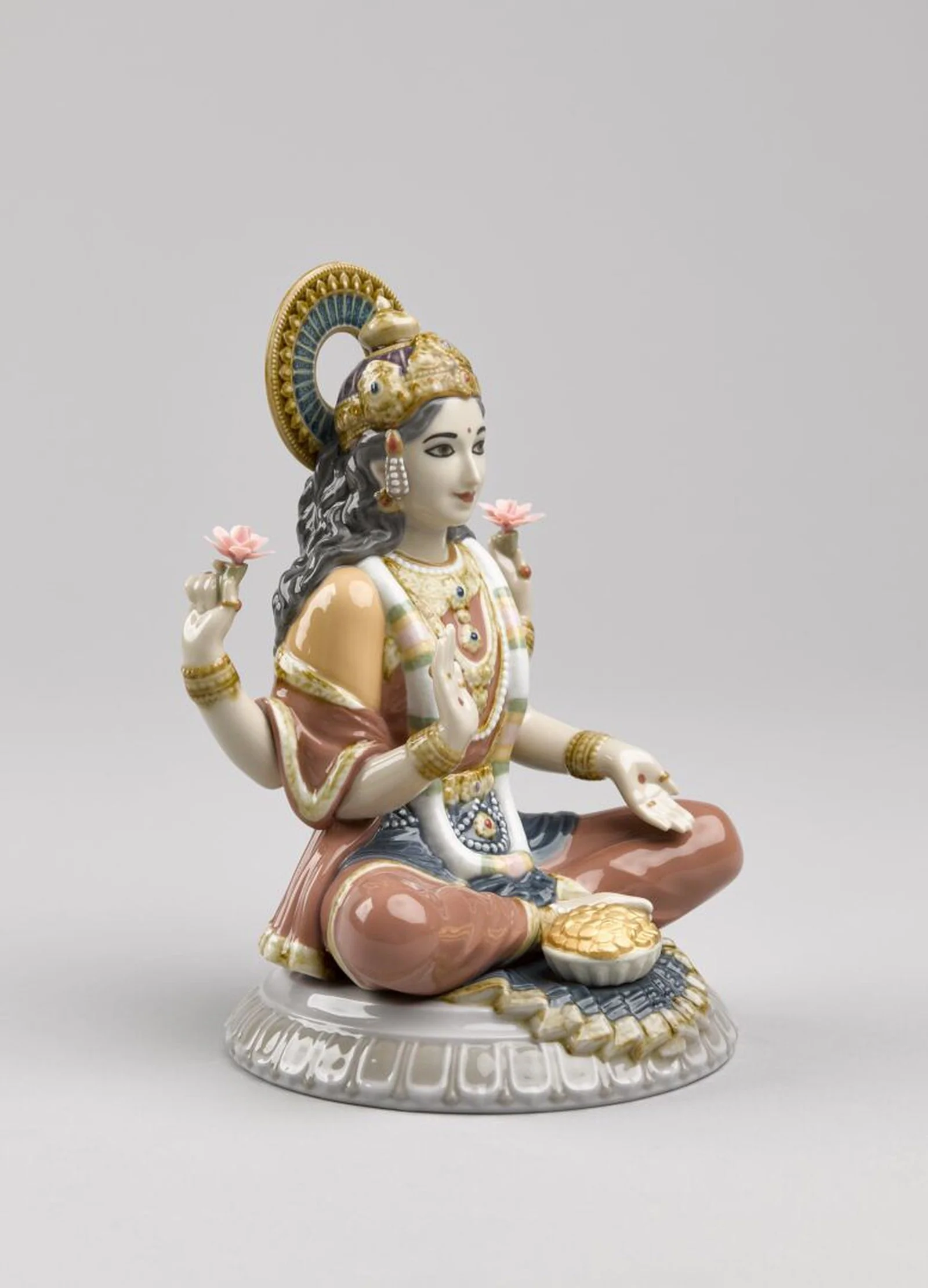 Lladro Goddess Sri Lakshmi Figurine - Image 6