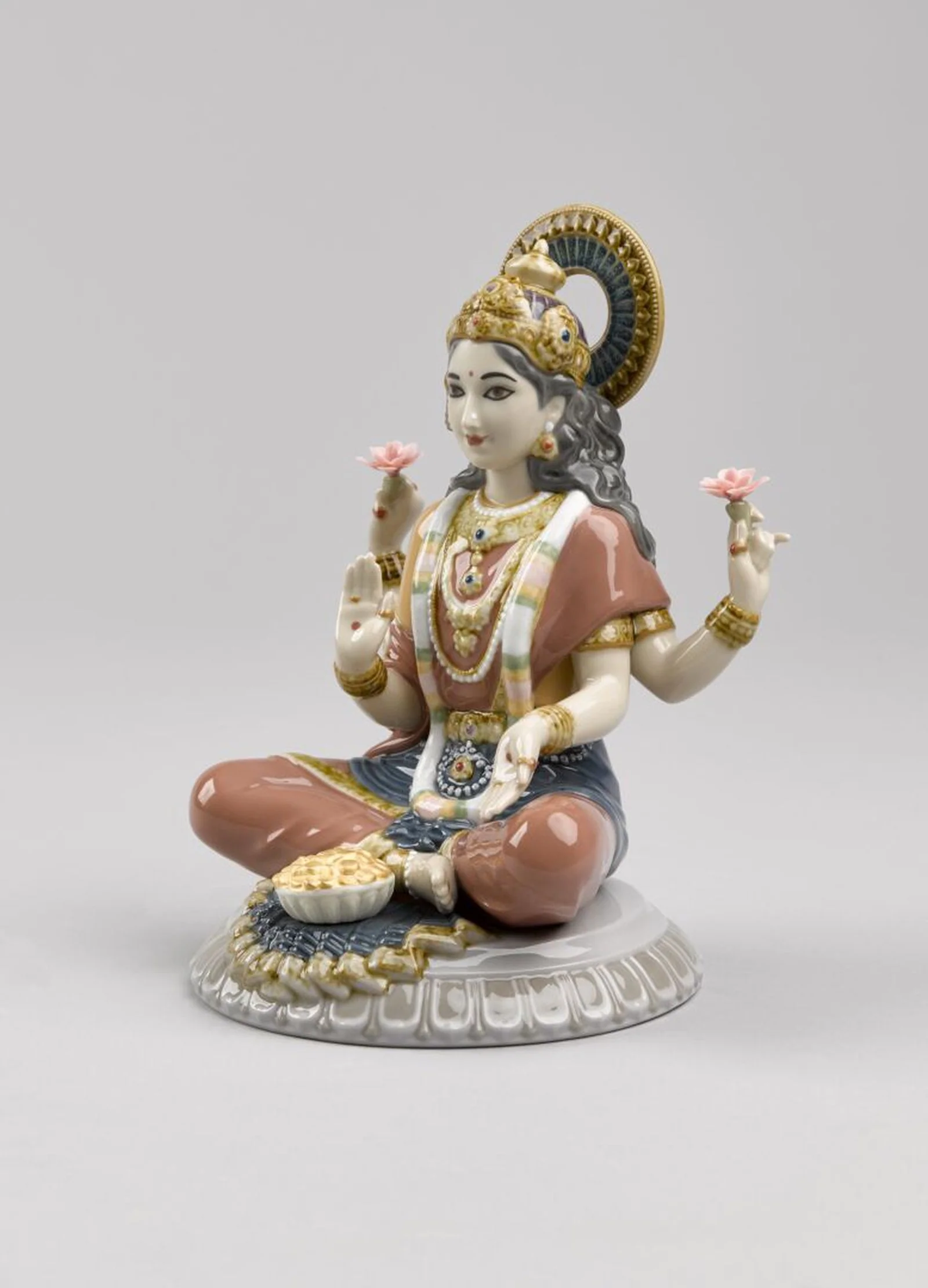 Lladro Goddess Sri Lakshmi Figurine - Image 7