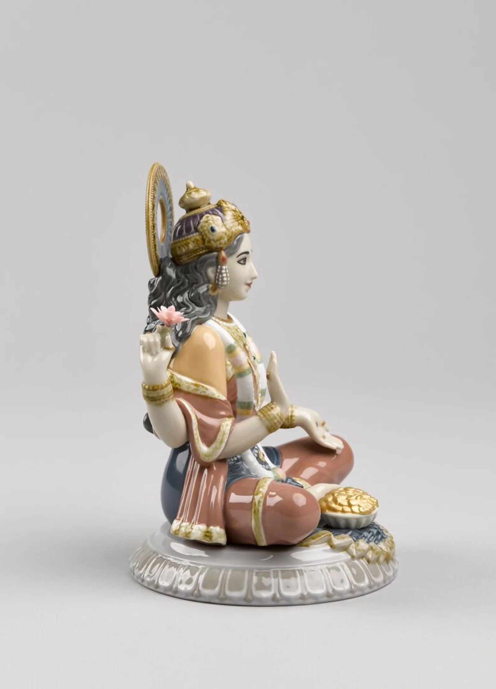 Lladro Goddess Sri Lakshmi Figurine - Image 8