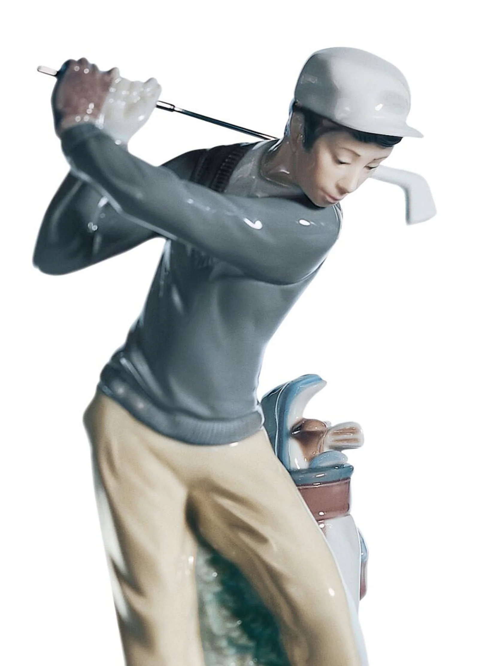 Lladro Golfer man Figurine - Image 2
