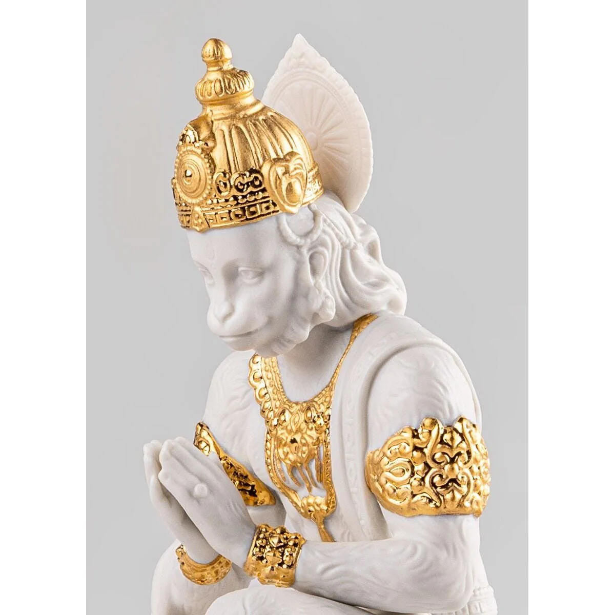Lladro Hanuman - Gold Luster - Image 4