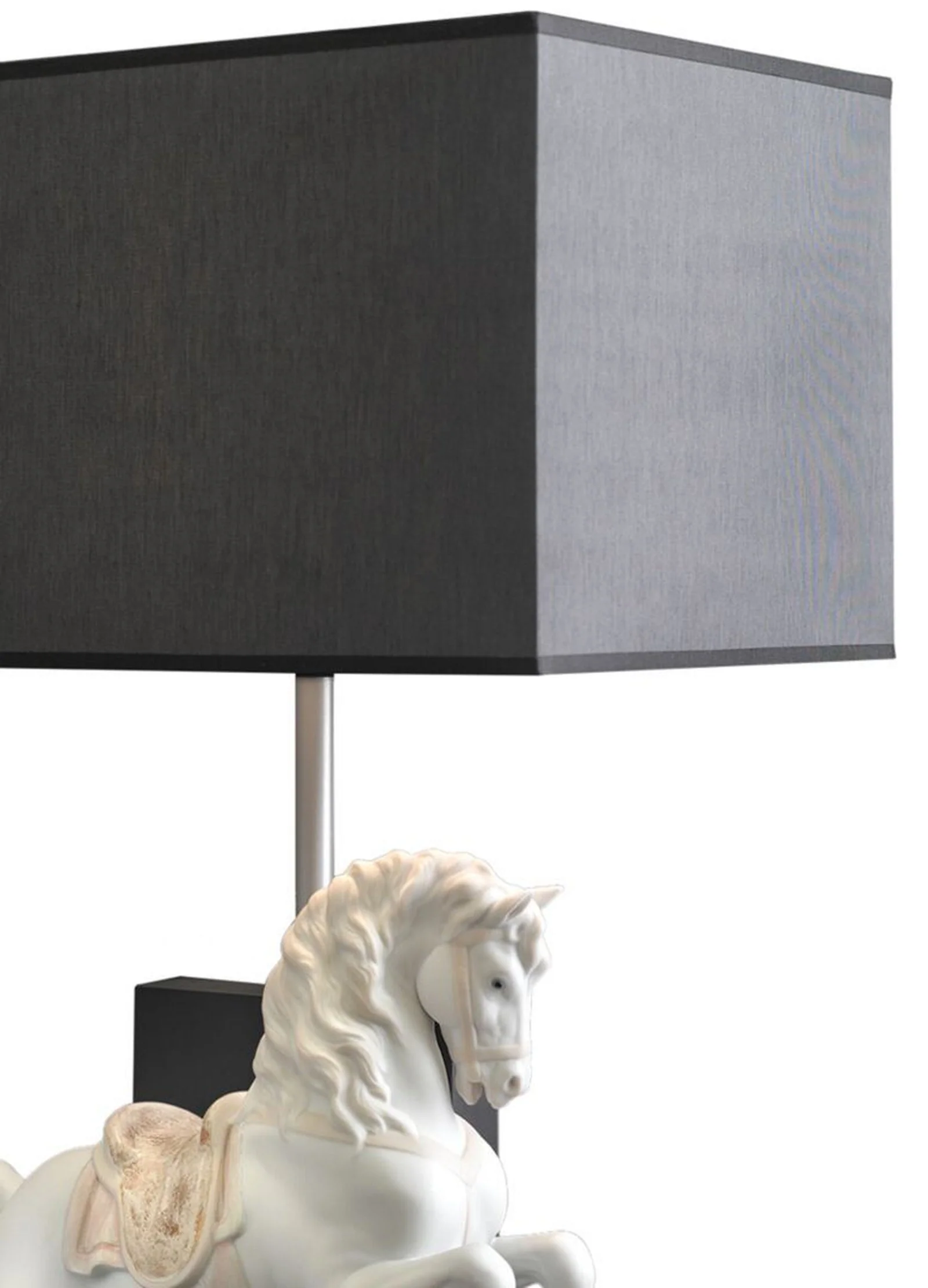 Lladro Horse On Courbette Table Lamp (US) - Image 2