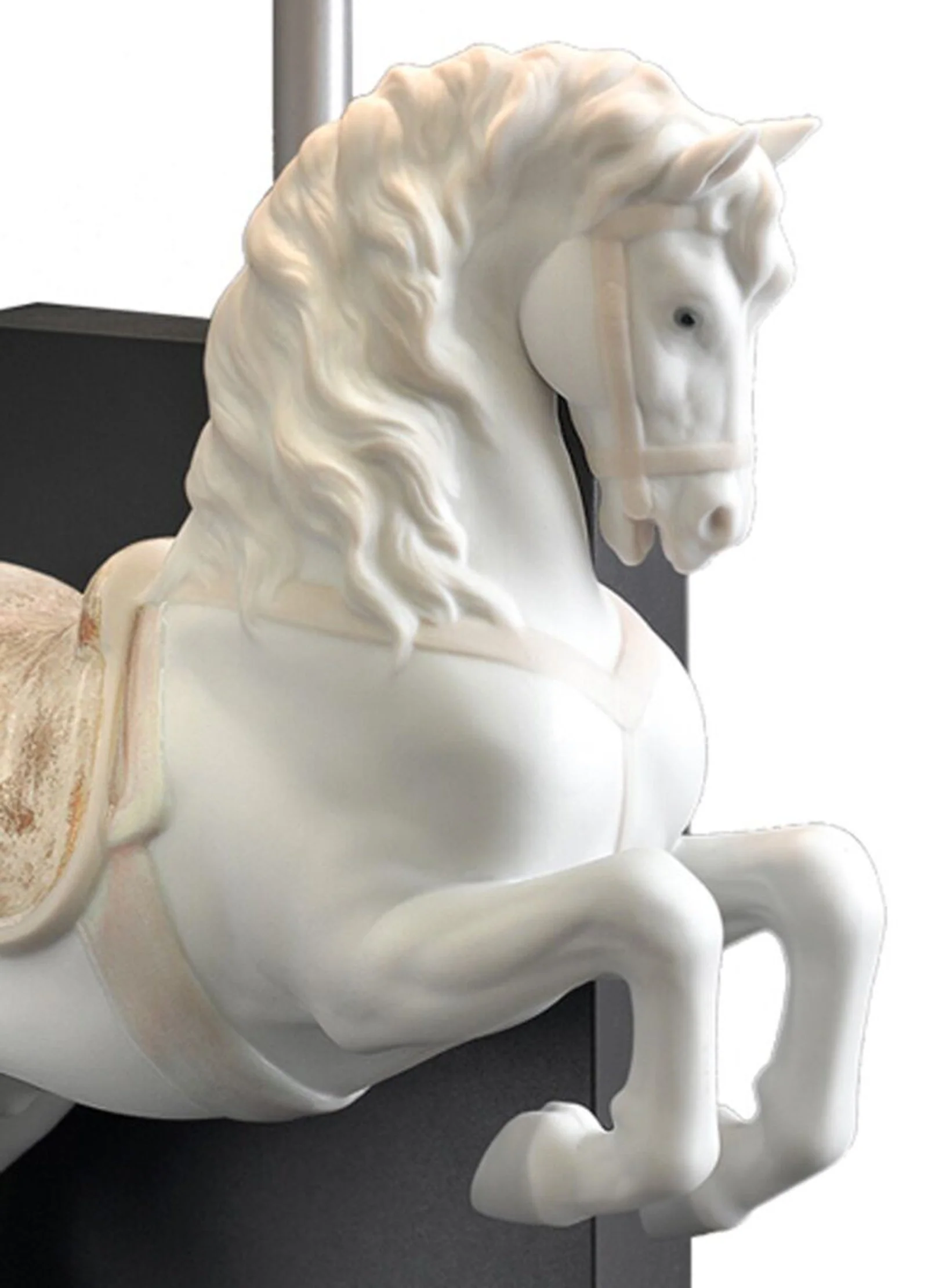 Lladro Horse On Courbette Table Lamp (US) - Image 4