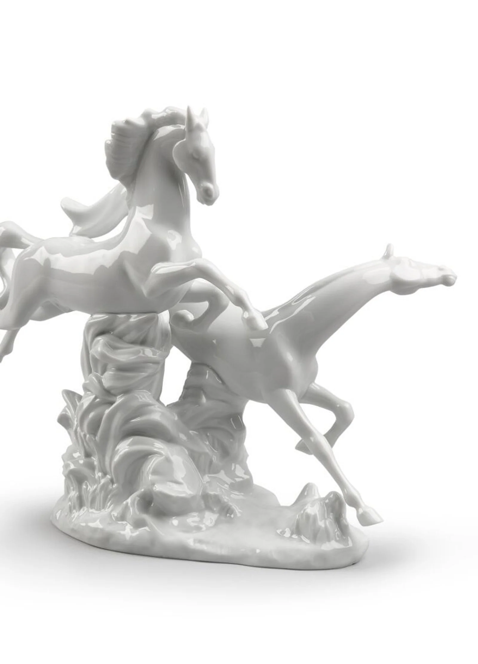 Lladro Horses Galloping Figurine - Image 2