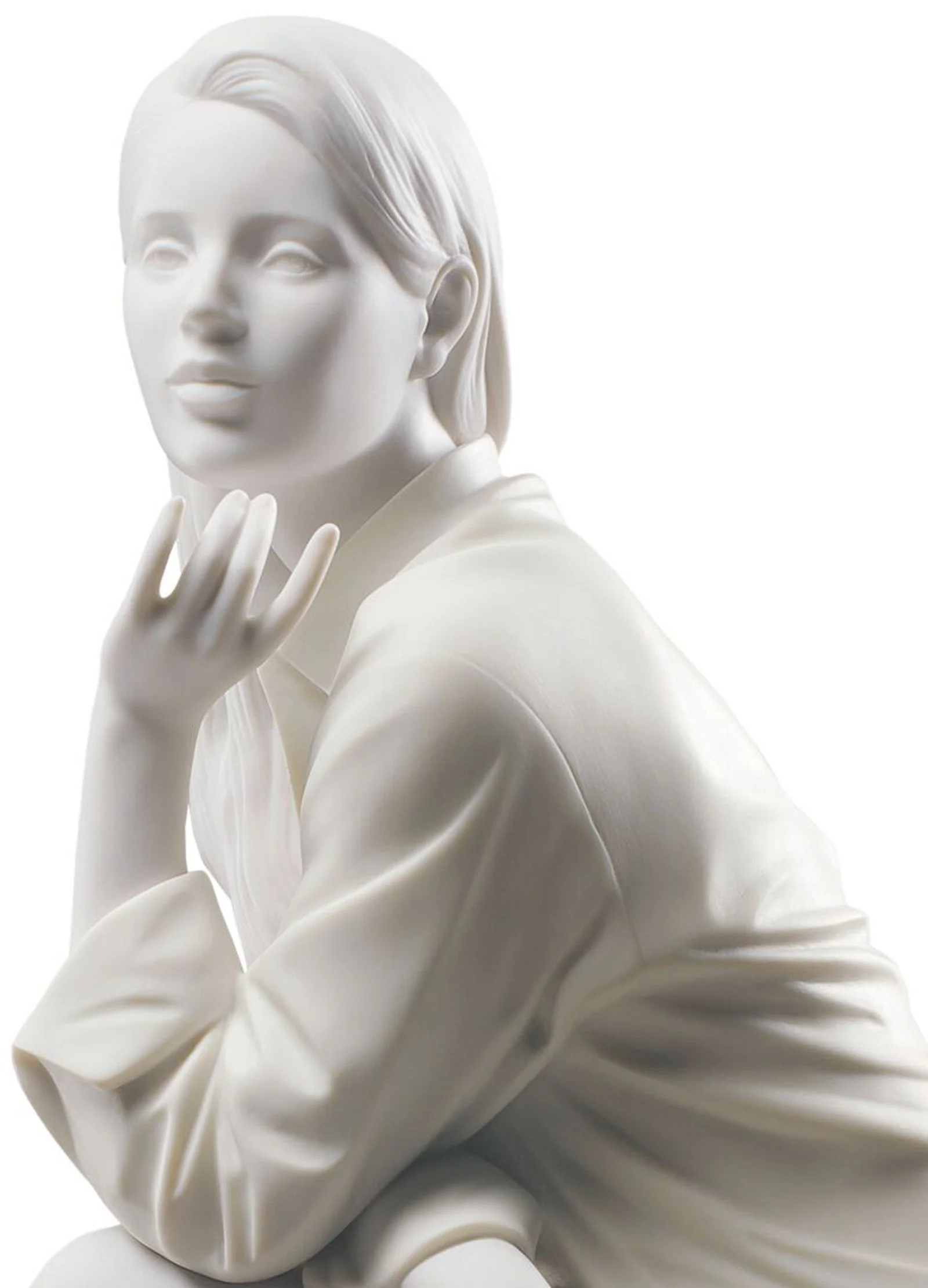 Lladro In My Thoughts Woman Figurine - Image 2