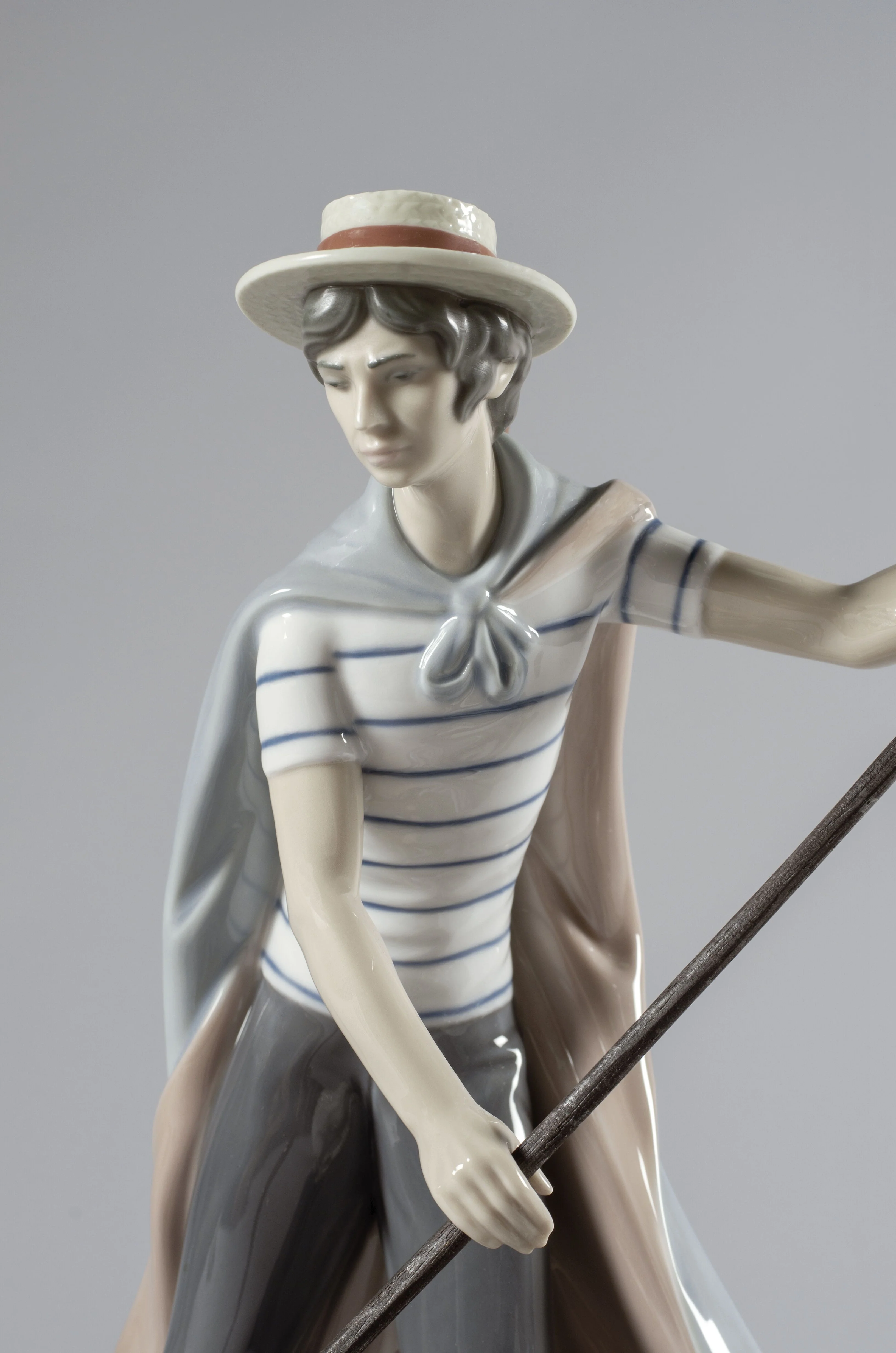 Lladro In The Gondola Couple Sculpture Numbered Edition - Image 4