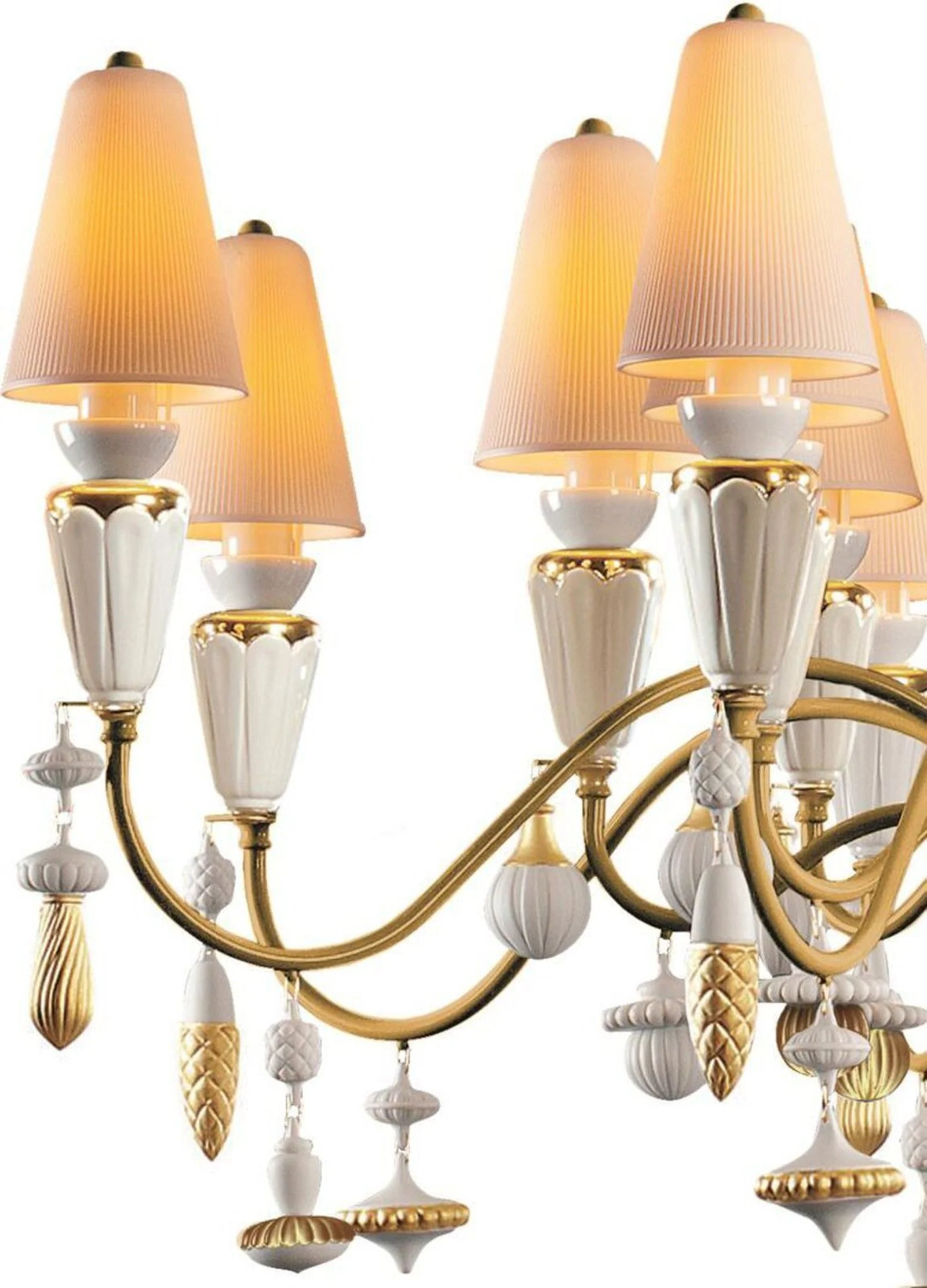 Lladro Ivy and Seed 16 Lights Chandelier Flat Model (US) - Image 10