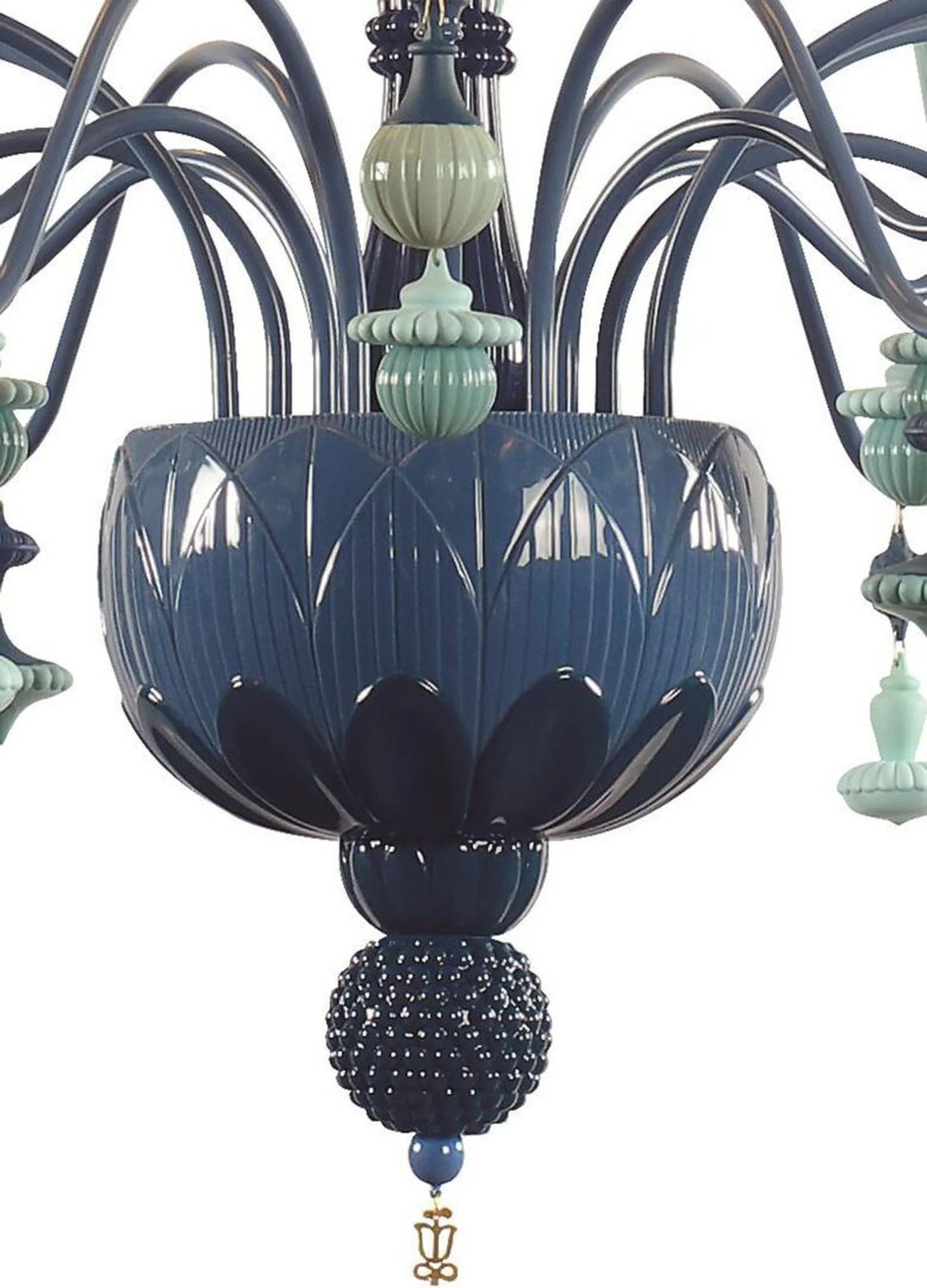 Lladro Ivy and Seed 16 Lights Chandelier Flat Model (US) - Image 14
