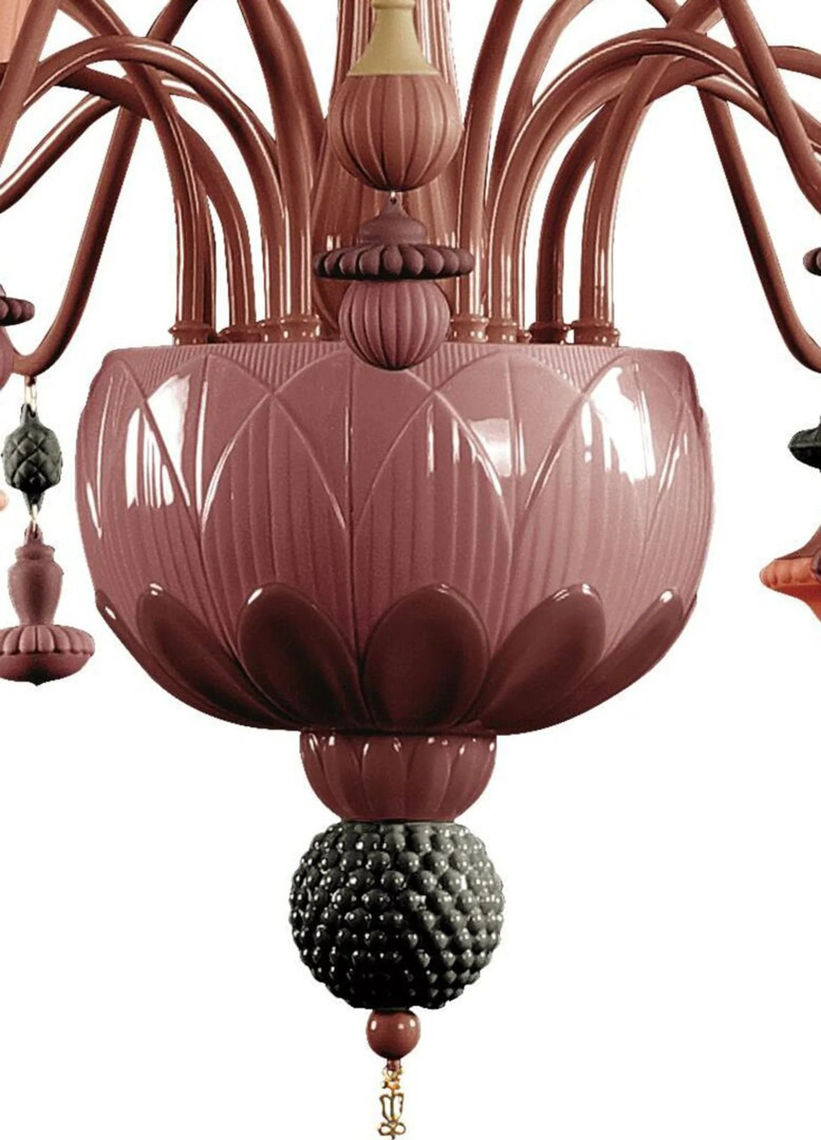 Lladro Ivy and Seed 16 Lights Chandelier Flat Model (US) - Image 19