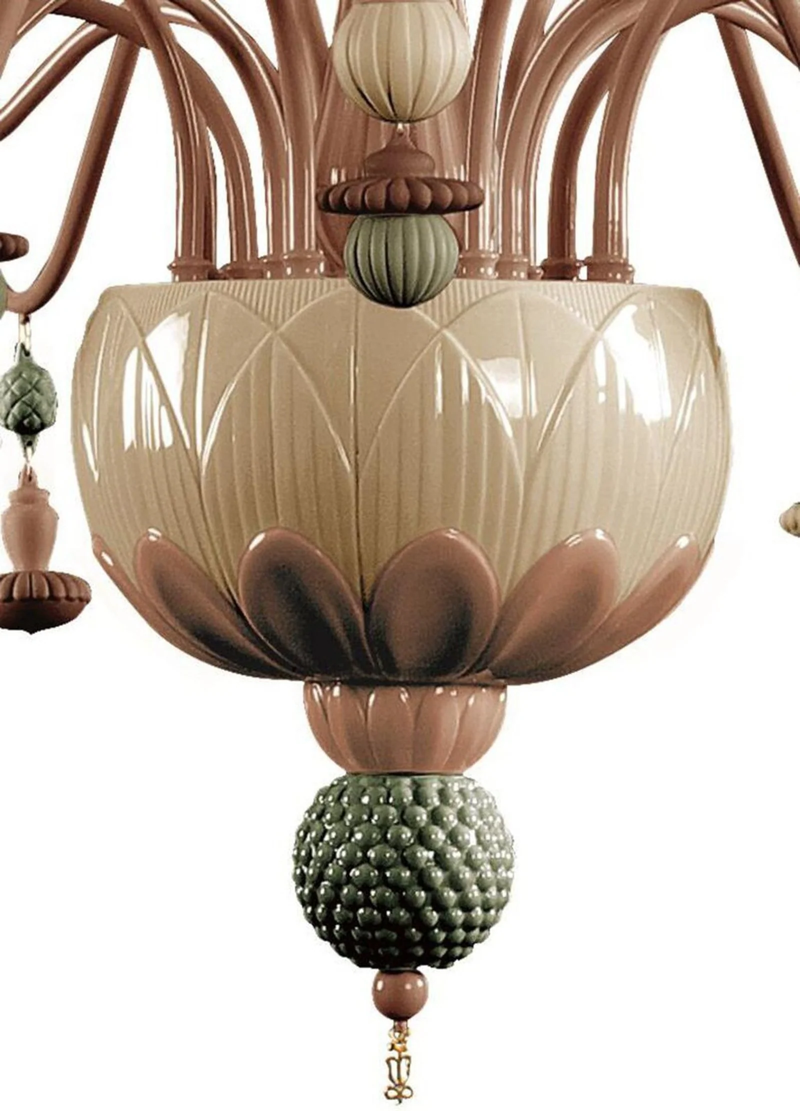 Lladro Ivy and Seed 16 Lights Chandelier Flat Model (US) - Image 24