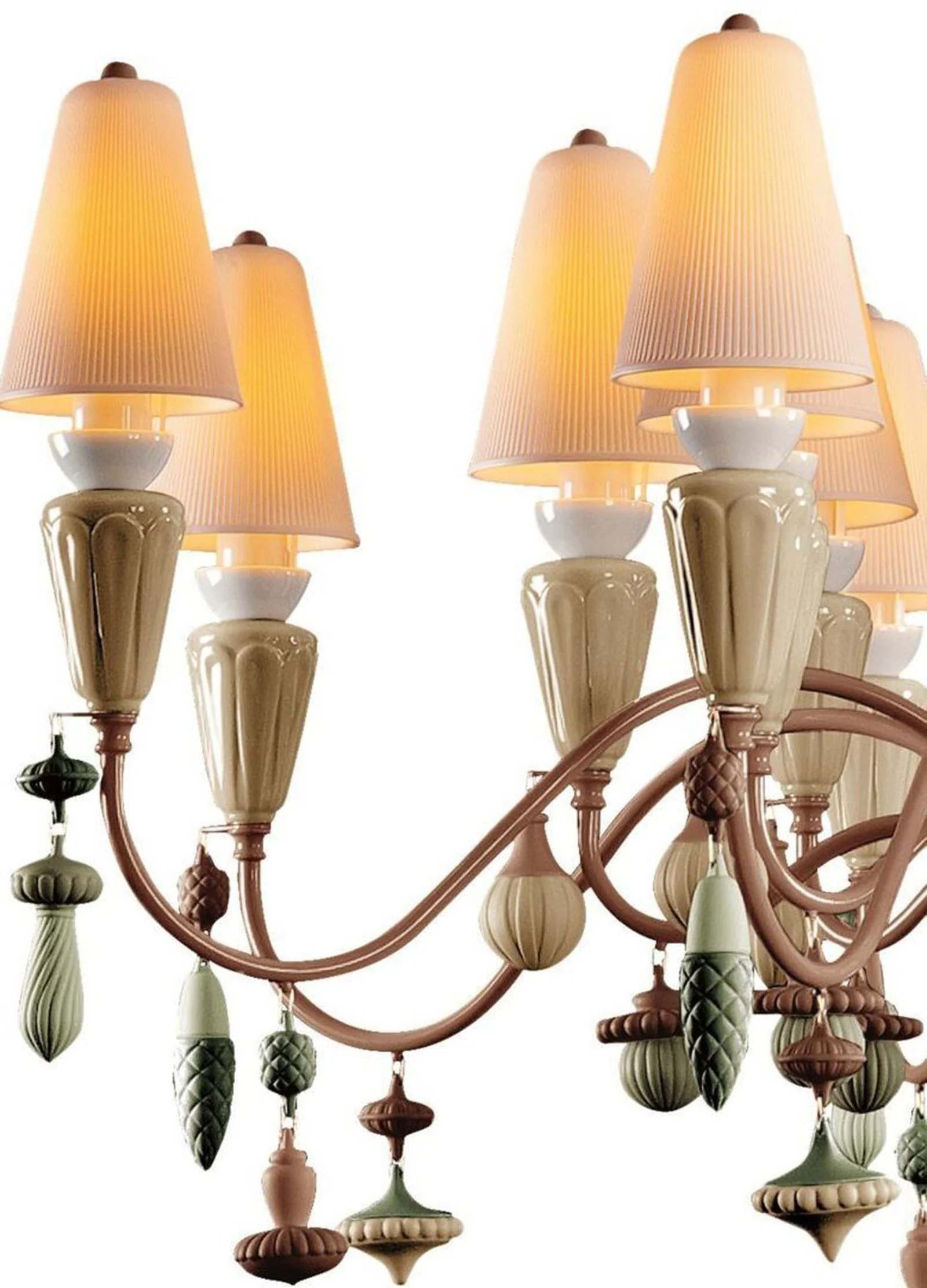 Lladro Ivy and Seed 16 Lights Chandelier Flat Model (US) - Image 25