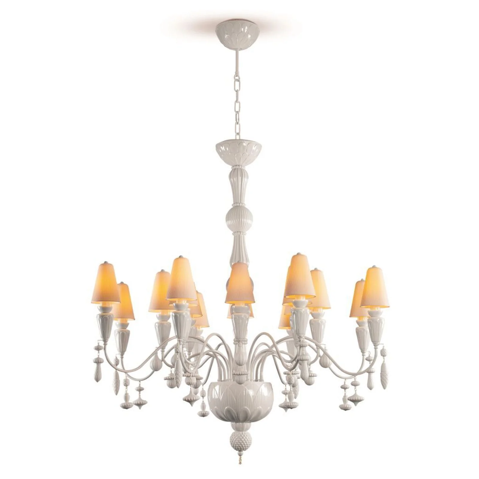 Lladro Ivy and Seed 16 Lights Chandelier Flat Model (US) - Image 26