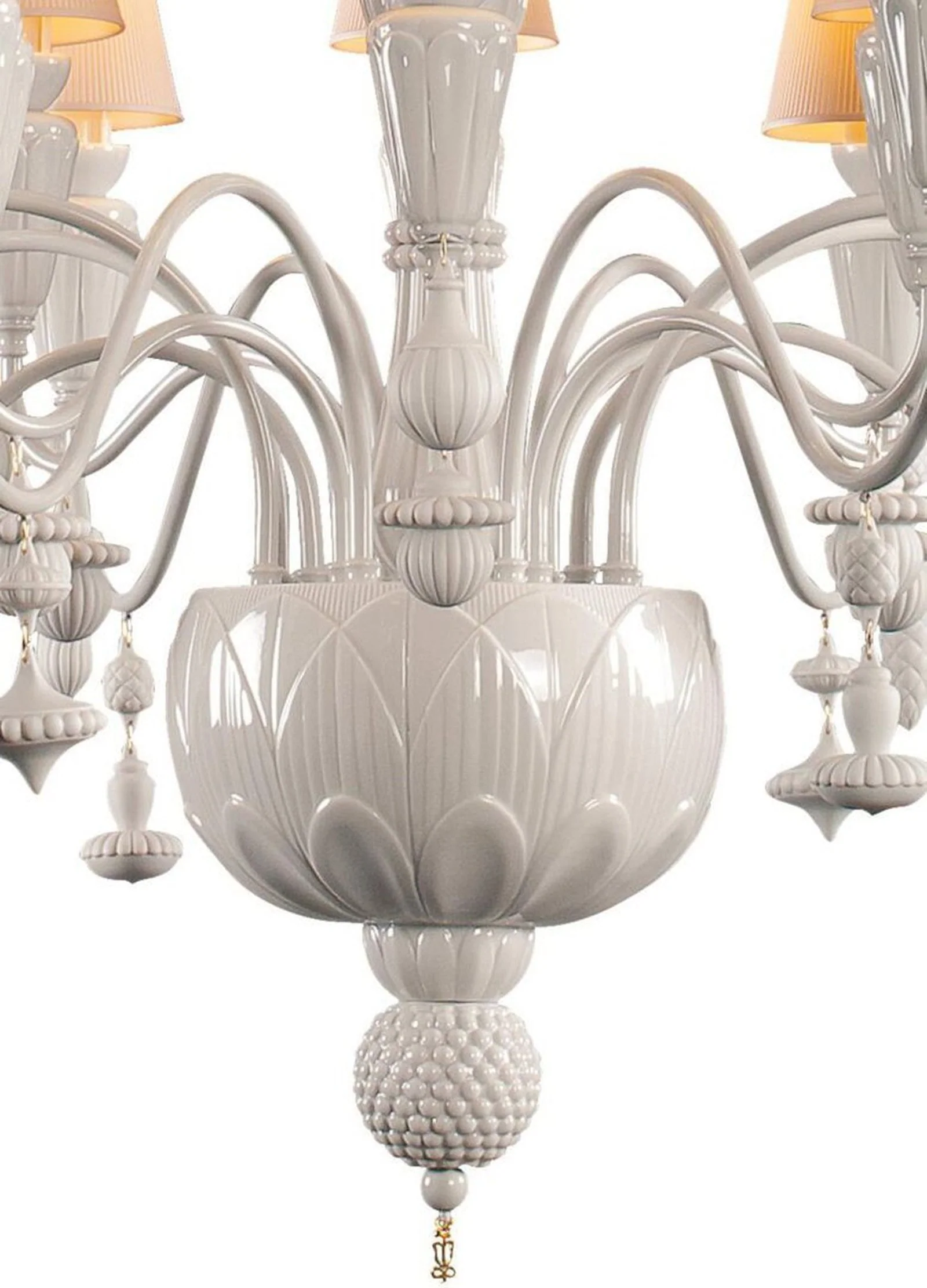 Lladro Ivy and Seed 16 Lights Chandelier Flat Model (US) - Image 29