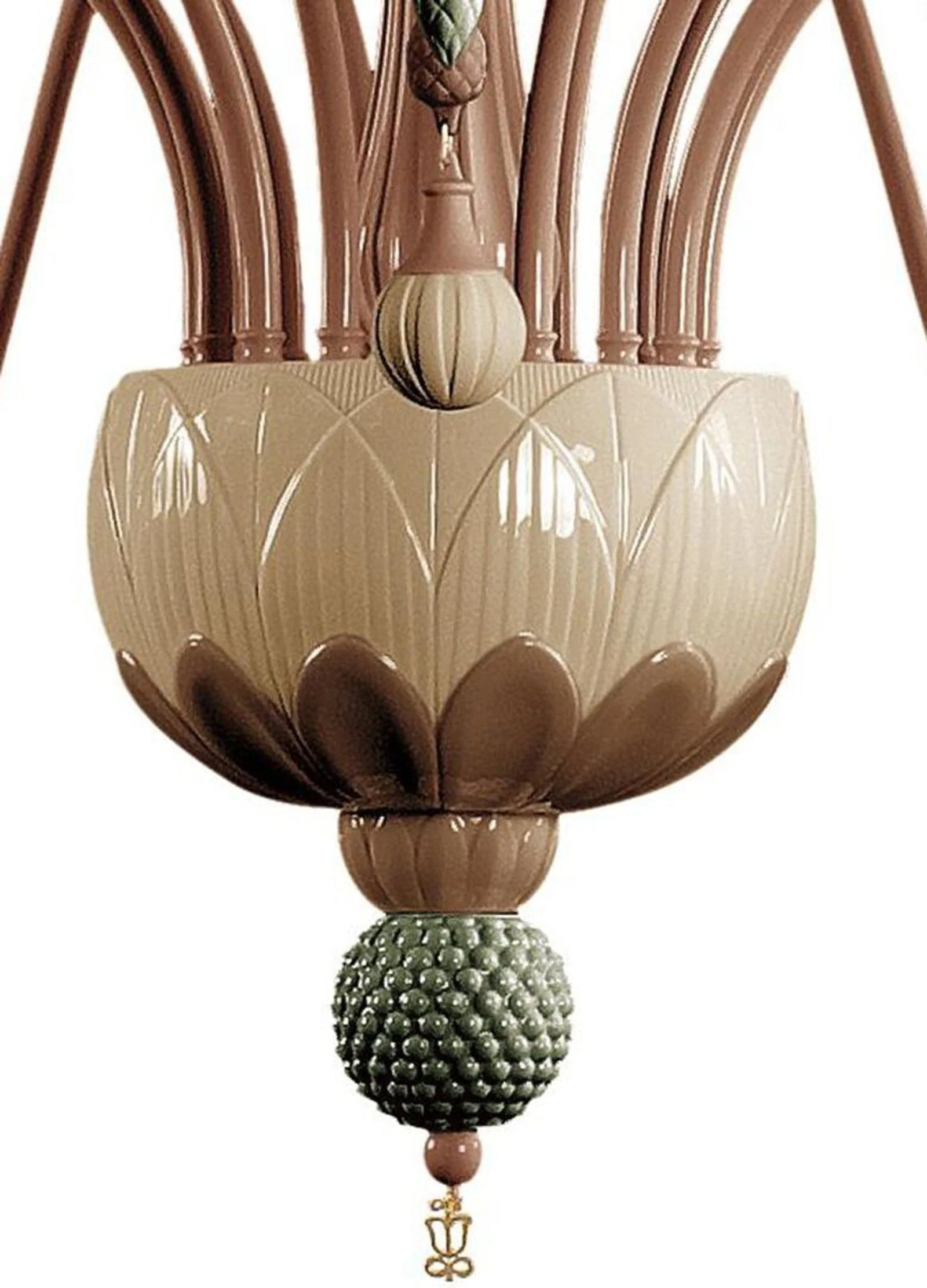 Lladro Ivy and Seed 16 Lights Chandelier Flat Model (US) - Image 4