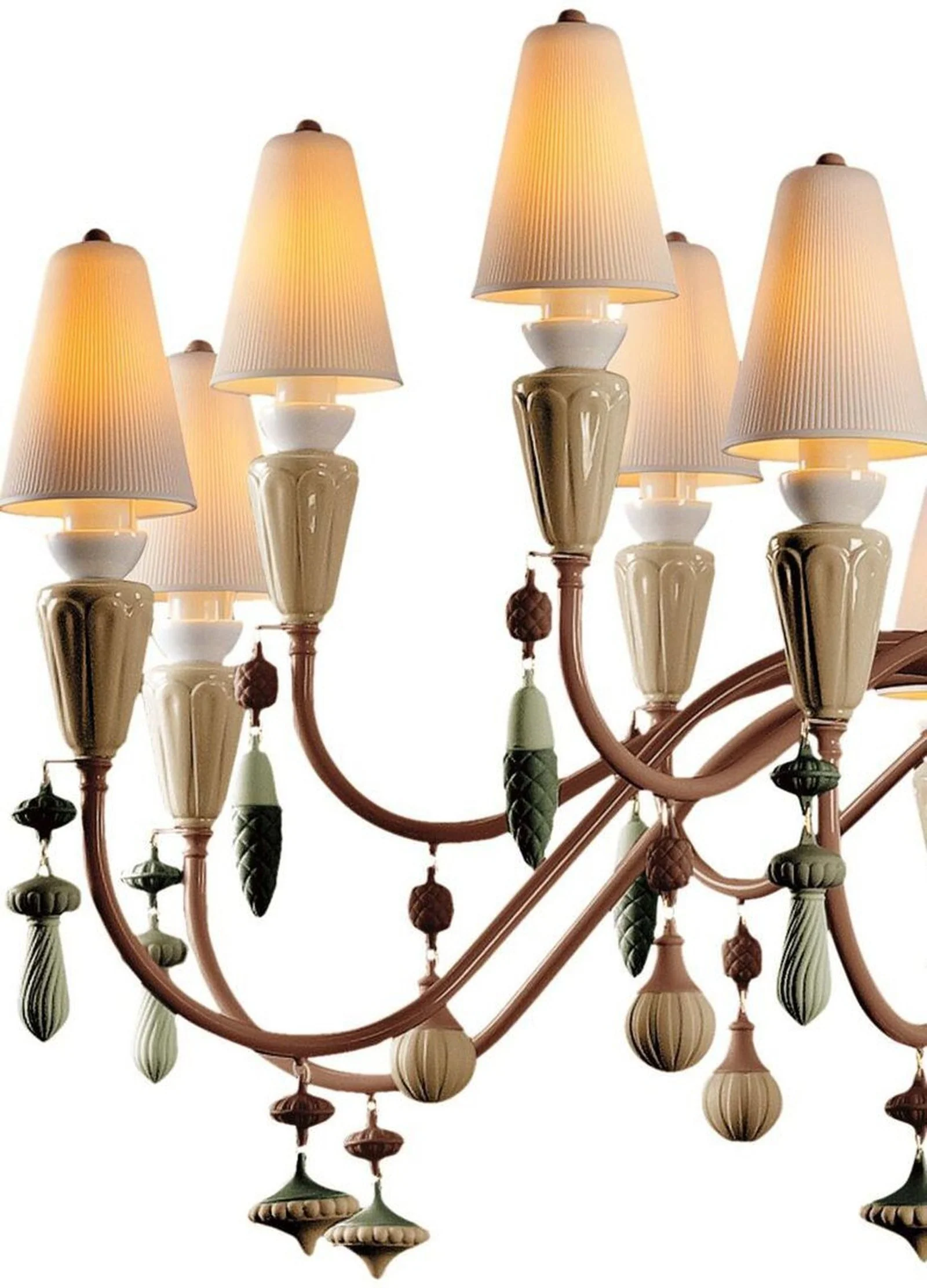 Lladro Ivy and Seed 16 Lights Chandelier Flat Model (US) - Image 5