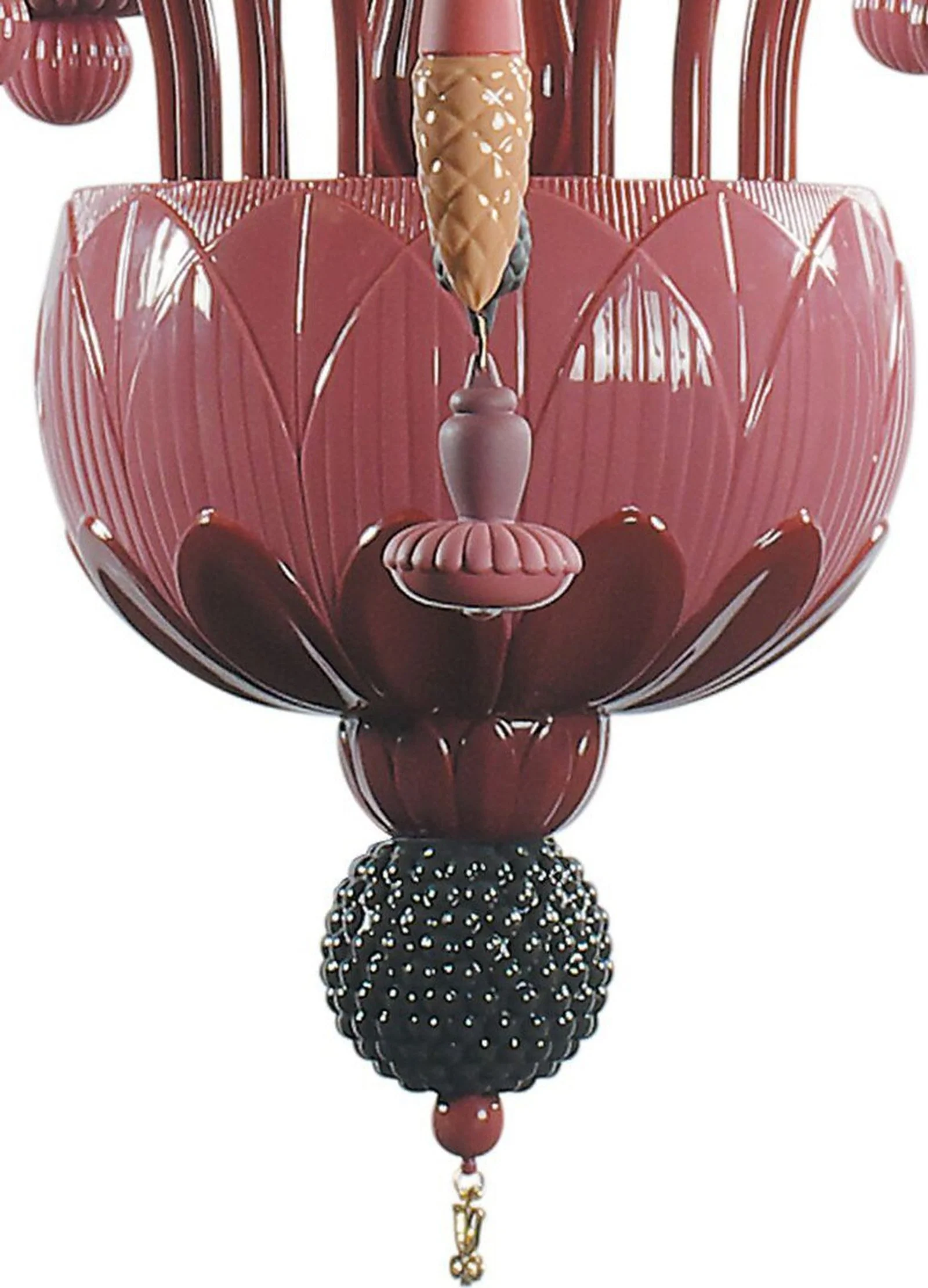 Lladro Ivy and Seed 20 Lights Chandelier Flat Model (US) - Medium - Image 13