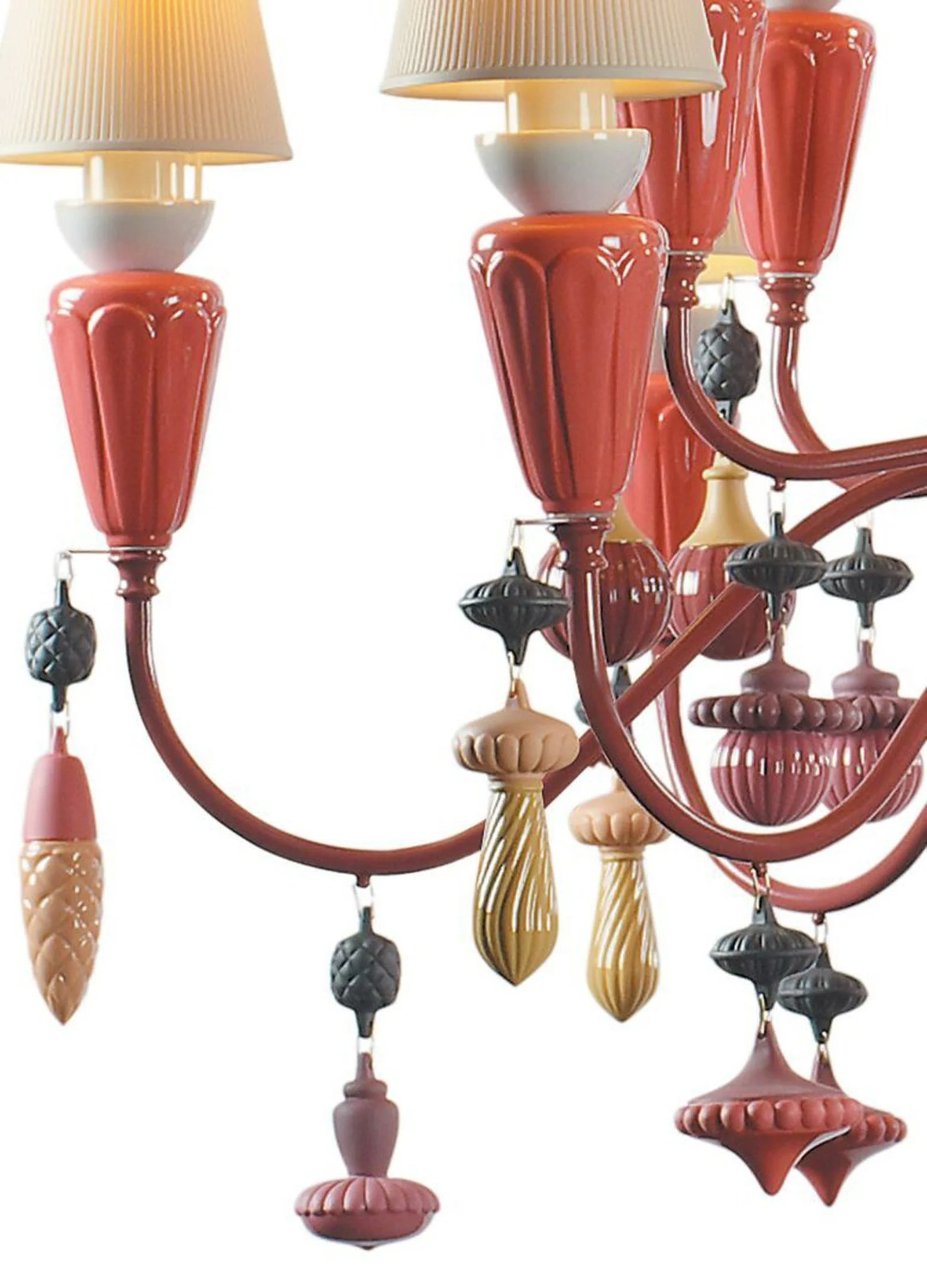 Lladro Ivy and Seed 20 Lights Chandelier Flat Model (US) - Medium - Image 14