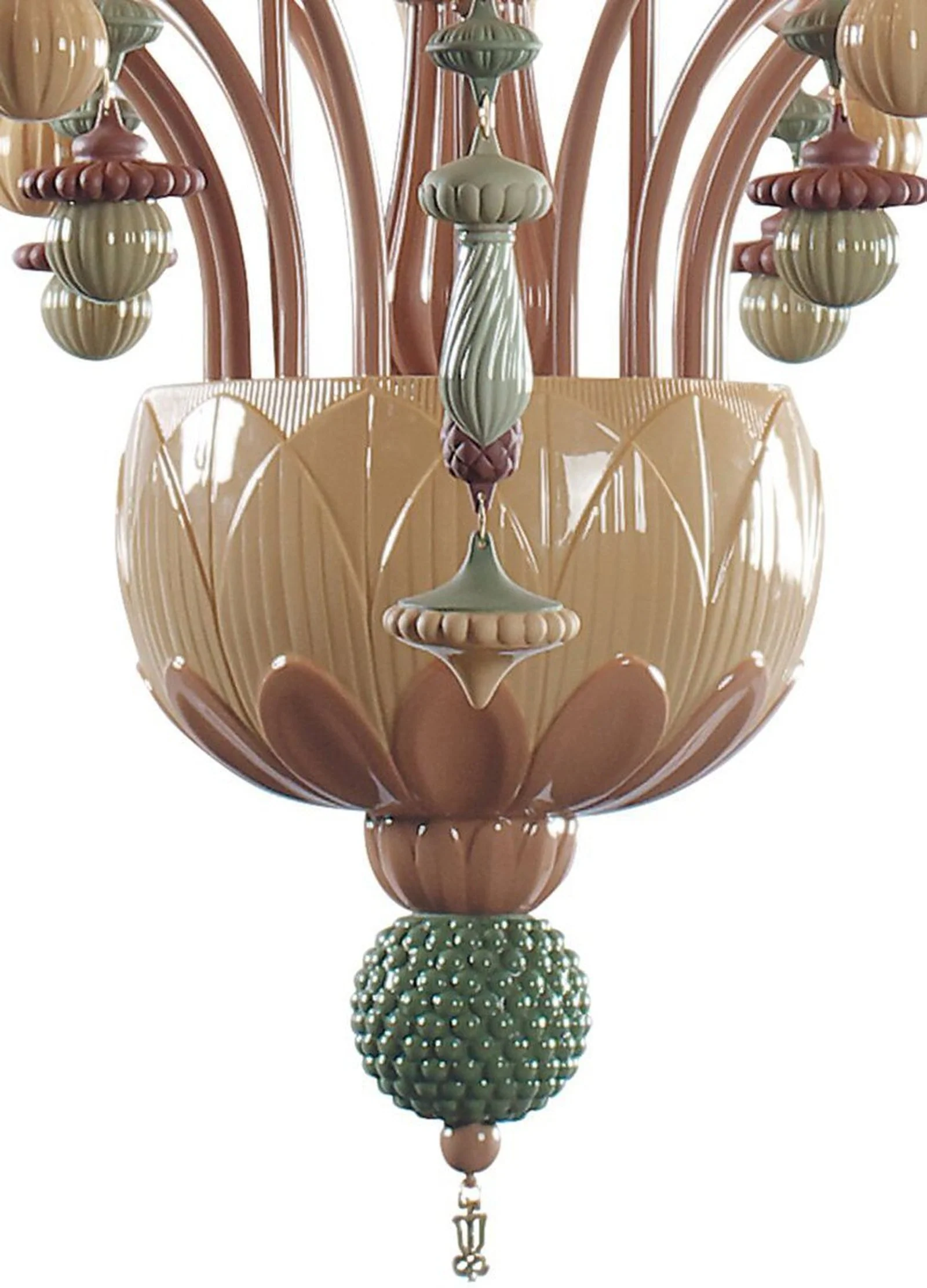 Lladro Ivy and Seed 20 Lights Chandelier Flat Model (US) - Medium - Image 18