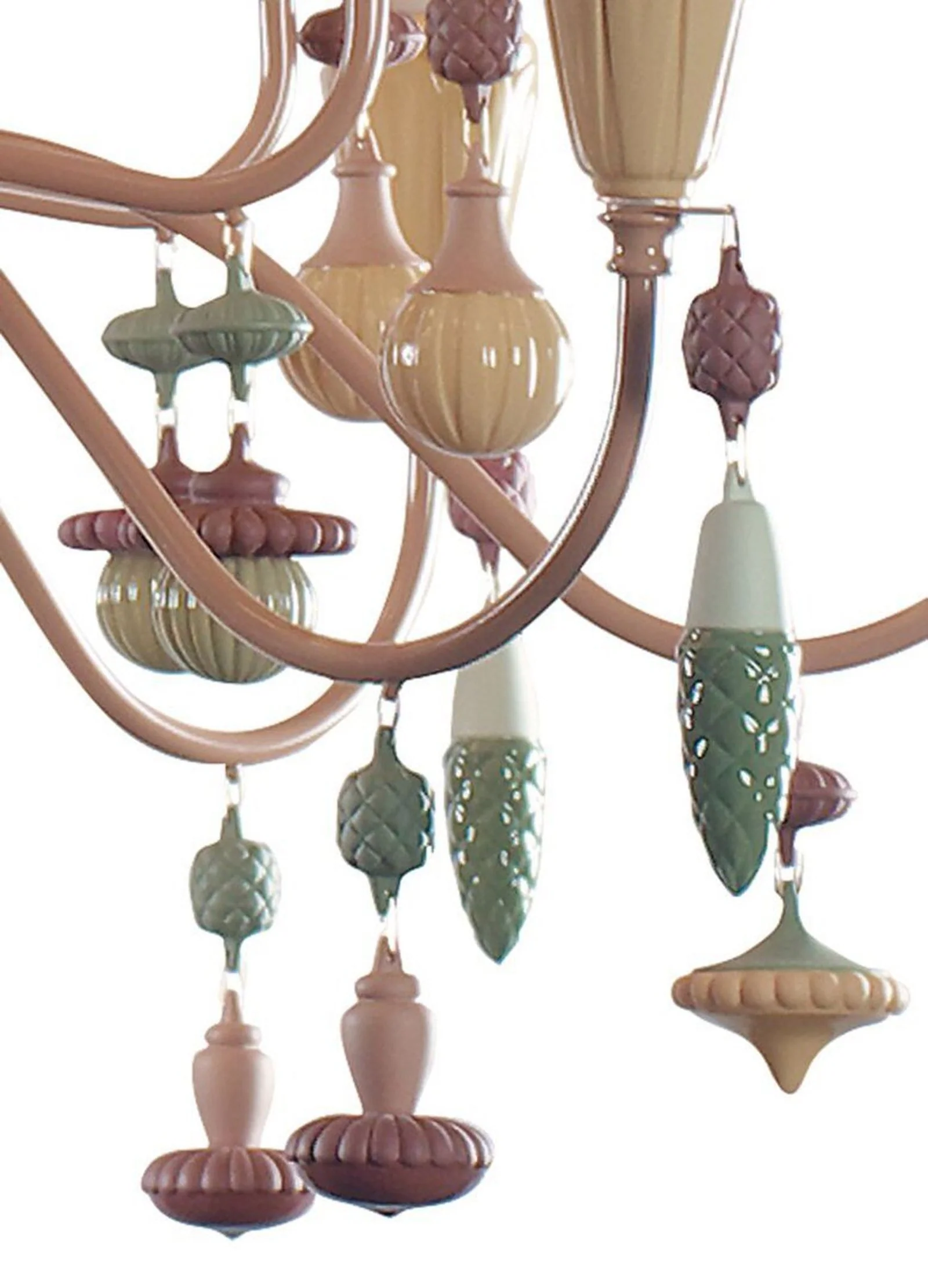 Lladro Ivy and Seed 20 Lights Chandelier Flat Model (US) - Medium - Image 20