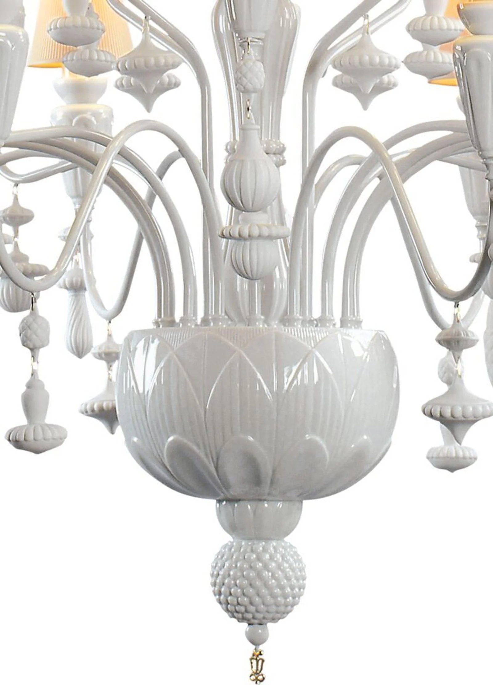 Lladro Ivy and Seed 20 Lights Chandelier Flat Model (US) - Medium - Image 23