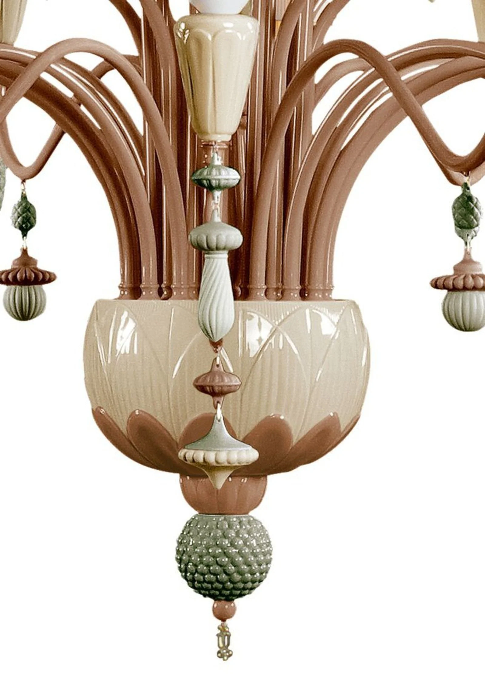 Lladro Ivy and Seed 32 Lights Chandelier Flat Model (US) - Large - Image 4