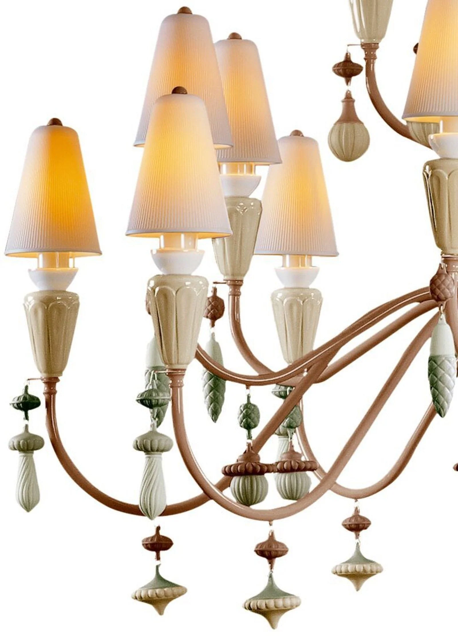 Lladro Ivy and Seed 32 Lights Chandelier Flat Model (US) - Large - Image 5