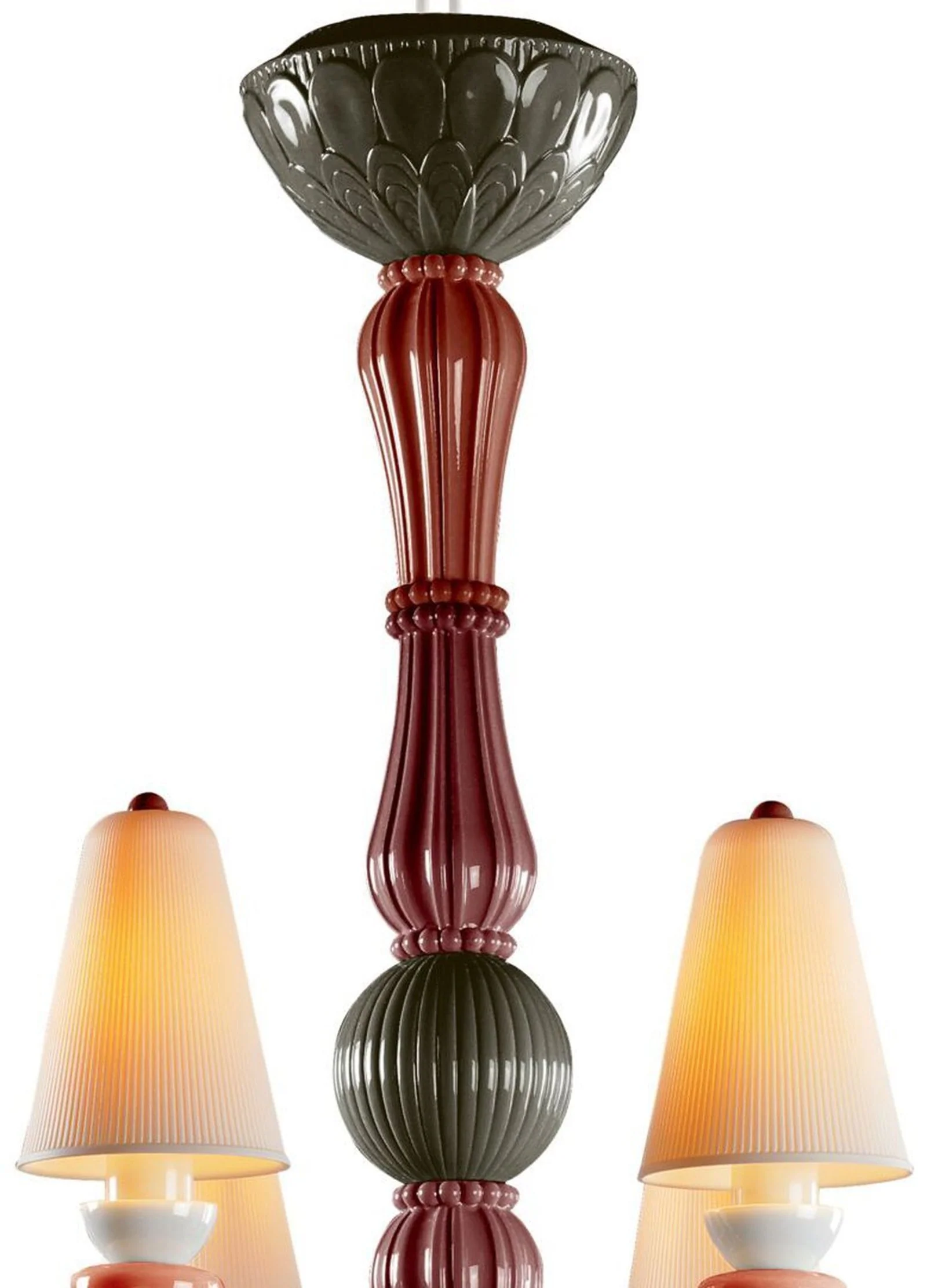 Lladro Ivy and Seed 8 Lights Chandelier Flat Model (US) - Image 12