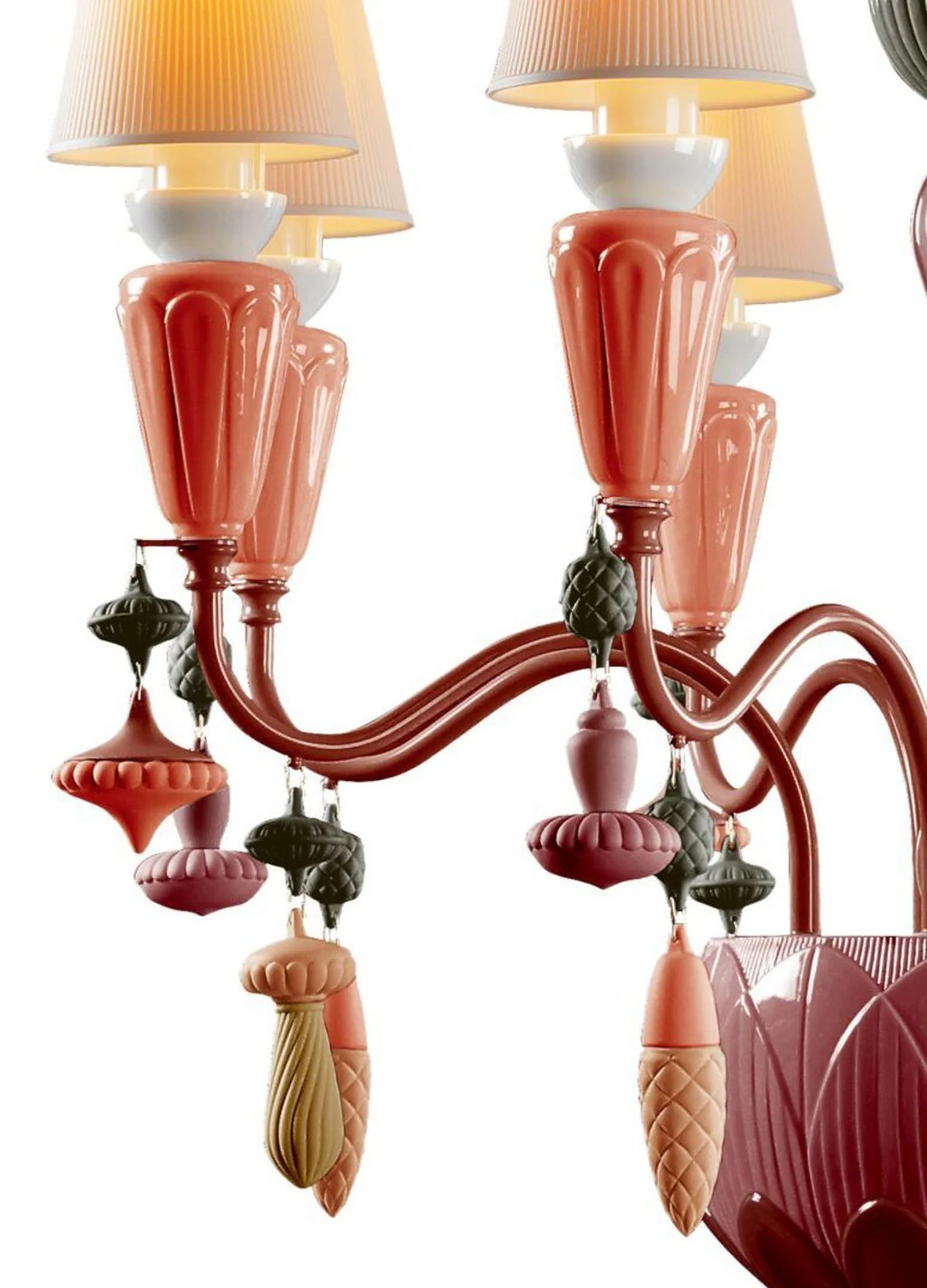 Lladro Ivy and Seed 8 Lights Chandelier Flat Model (US) - Image 14
