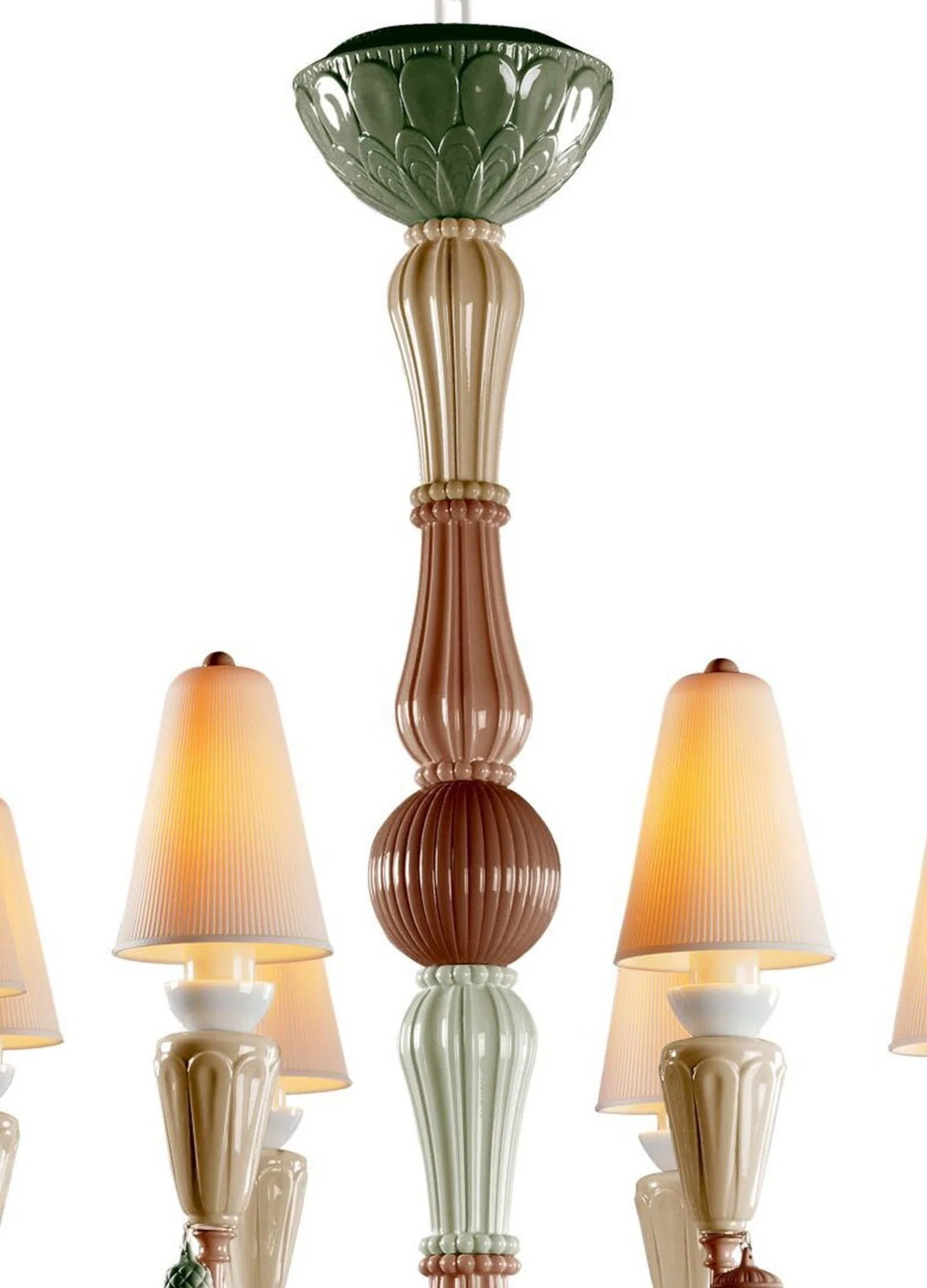 Lladro Ivy and Seed 8 Lights Chandelier Flat Model (US) - Image 17