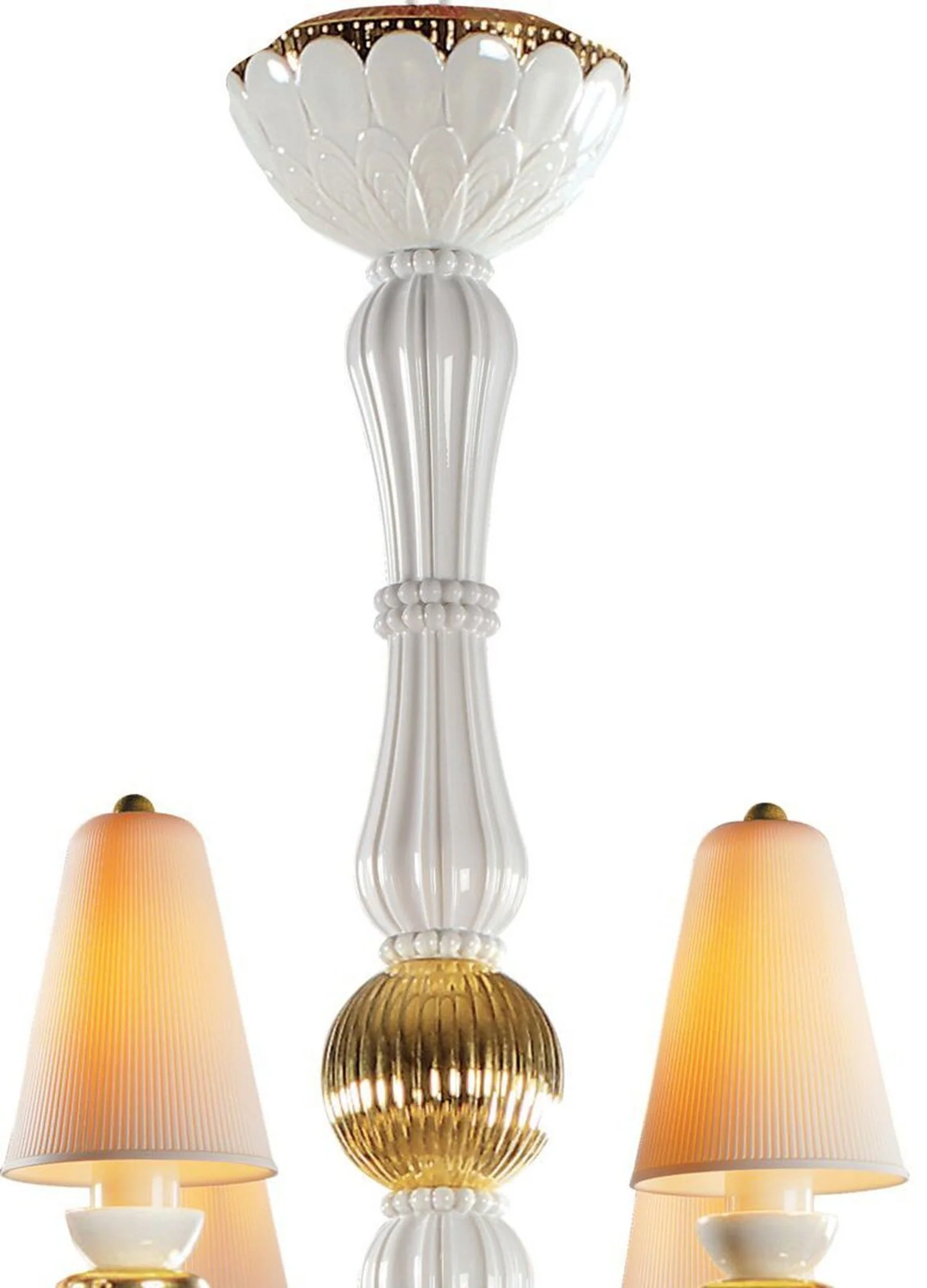 Lladro Ivy and Seed 8 Lights Chandelier Flat Model (US) - Image 2