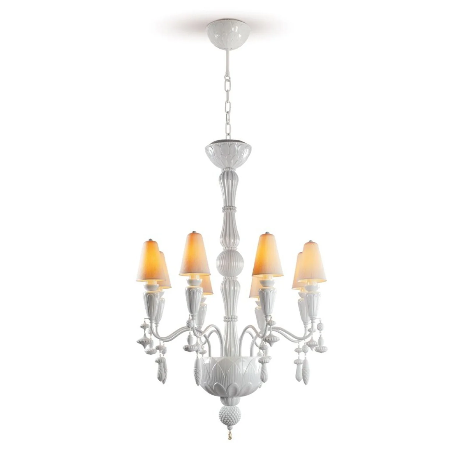 Lladro Ivy and Seed 8 Lights Chandelier Flat Model (US) - Image 22